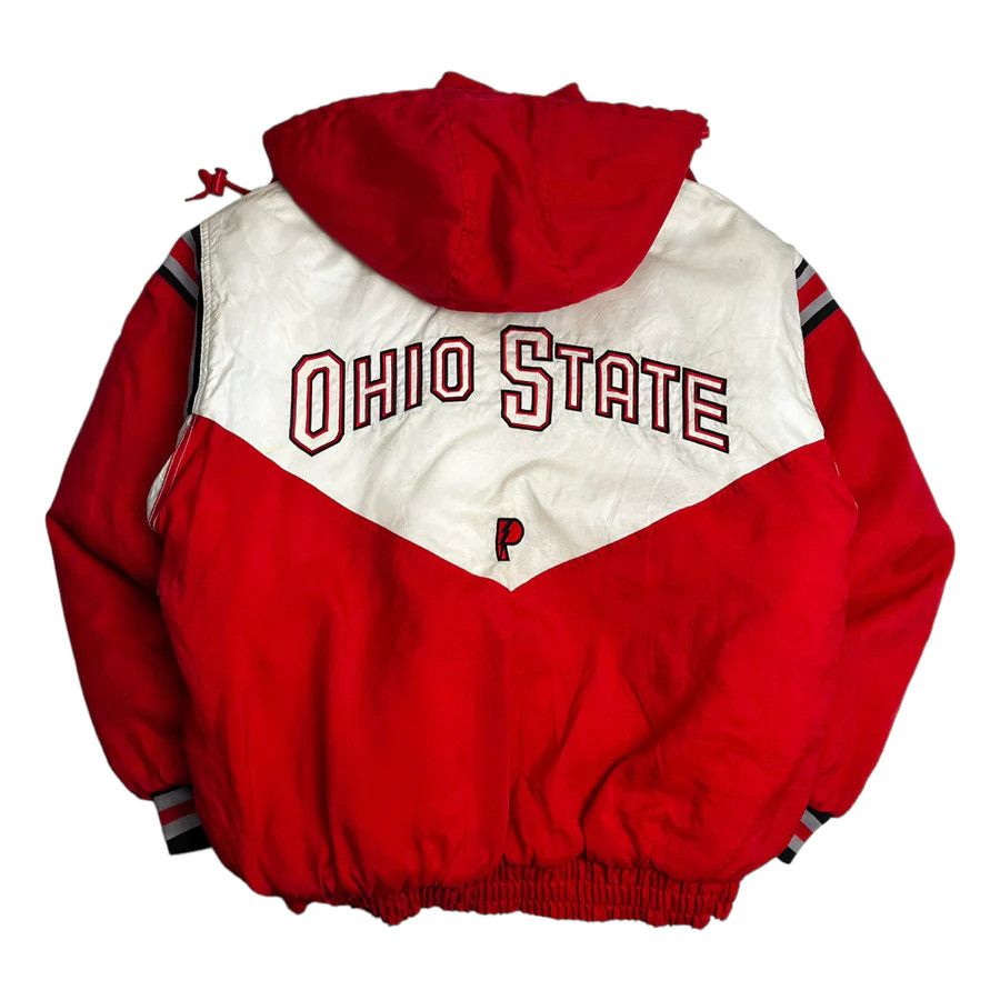 Vintage Pro Player Canvas/denim style Ohio store State Buckeyes jacket size medium