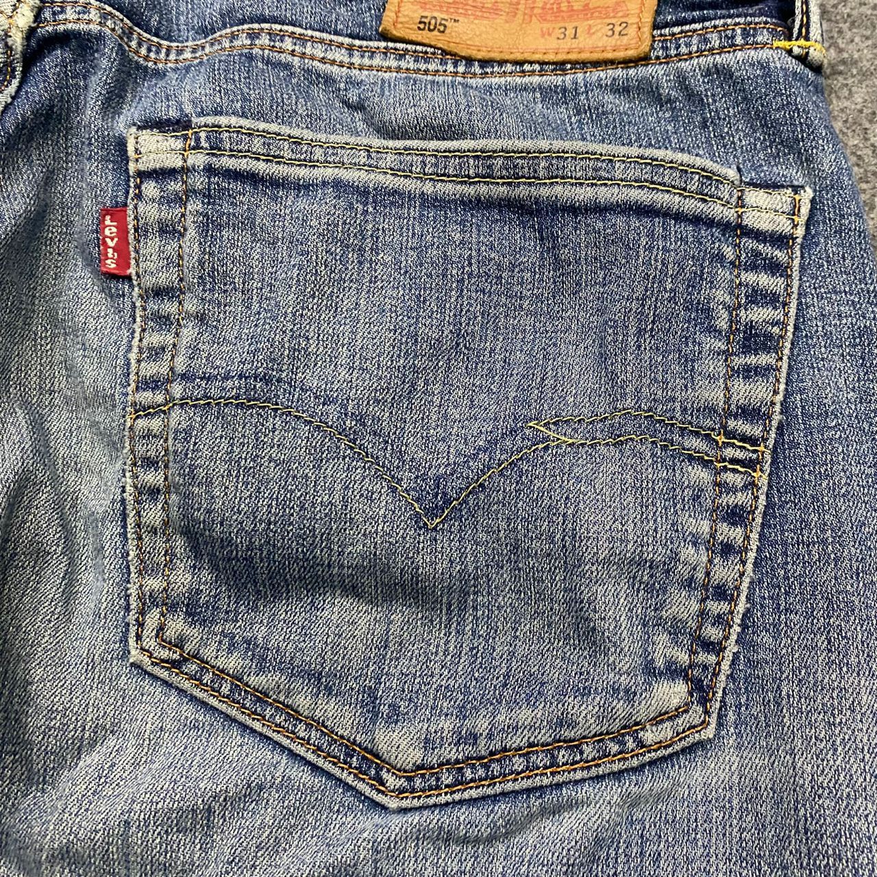 Levi's 💥Best Offer💥Vintage 505 Levis Distressed Denim Size US 34 / EU 50 - 12 Thumbnail