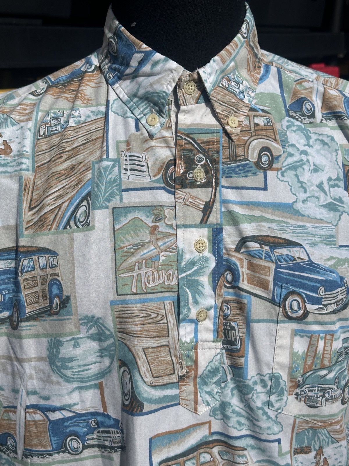 Reyn Spooner PreOwned Reyn Spooner Hawaiian Print Multicolored Men's M Size US M / EU 48-50 / 2 - 3 Thumbnail