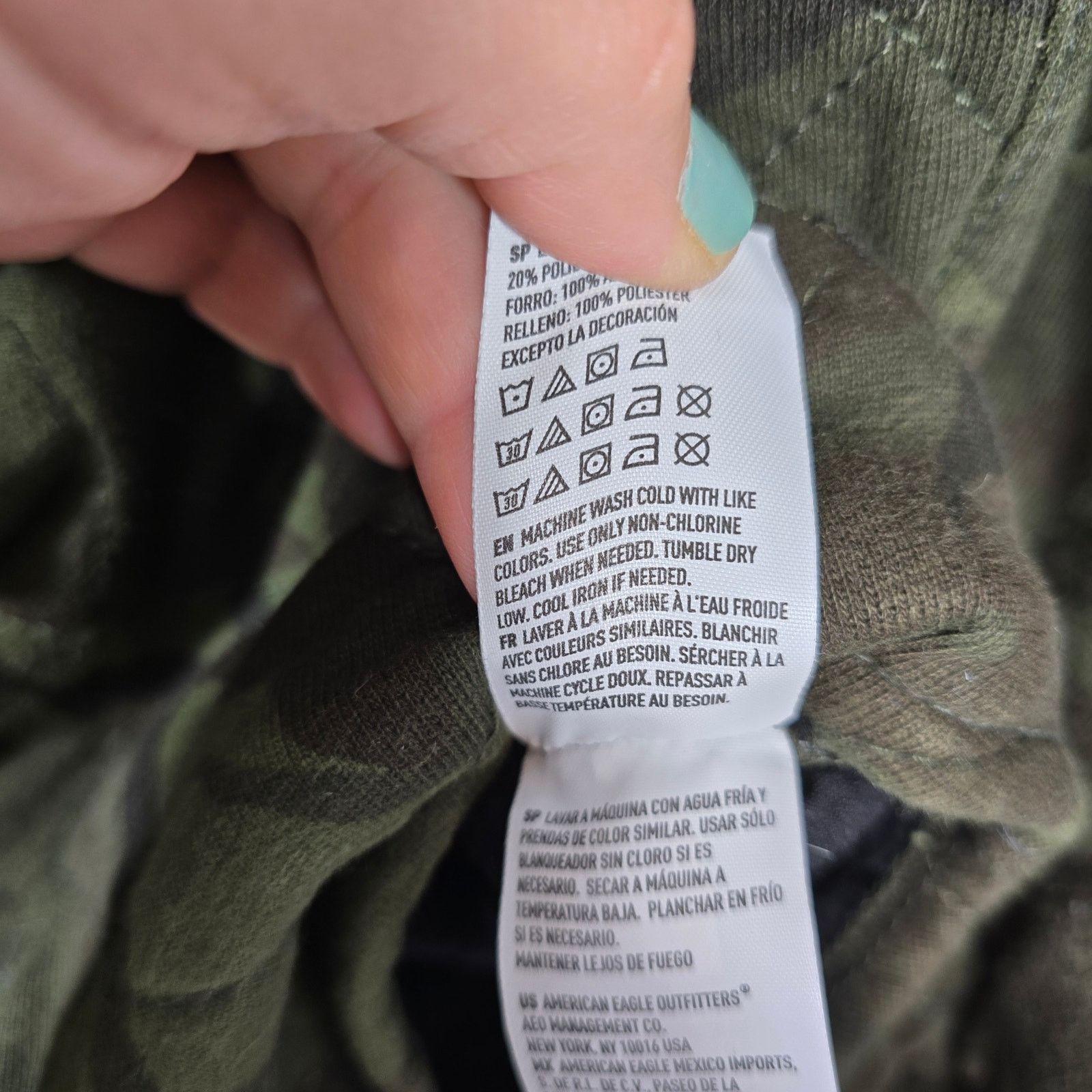 American Eagle Outfitters American Eagle Quilted Camo Shaket Jacket Snap Size Small Size US S / EU 44-46 / 1 - 5 Thumbnail