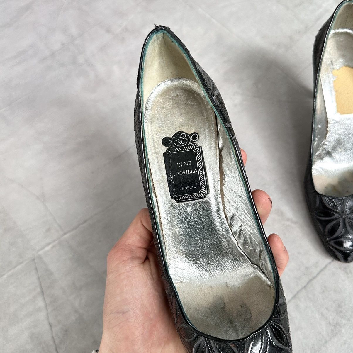 Rene Caovilla Vintage Rene Caovilla Floral Heels Miu Miu Vibe Size US 10 / IT 40 - 2 Thumbnail