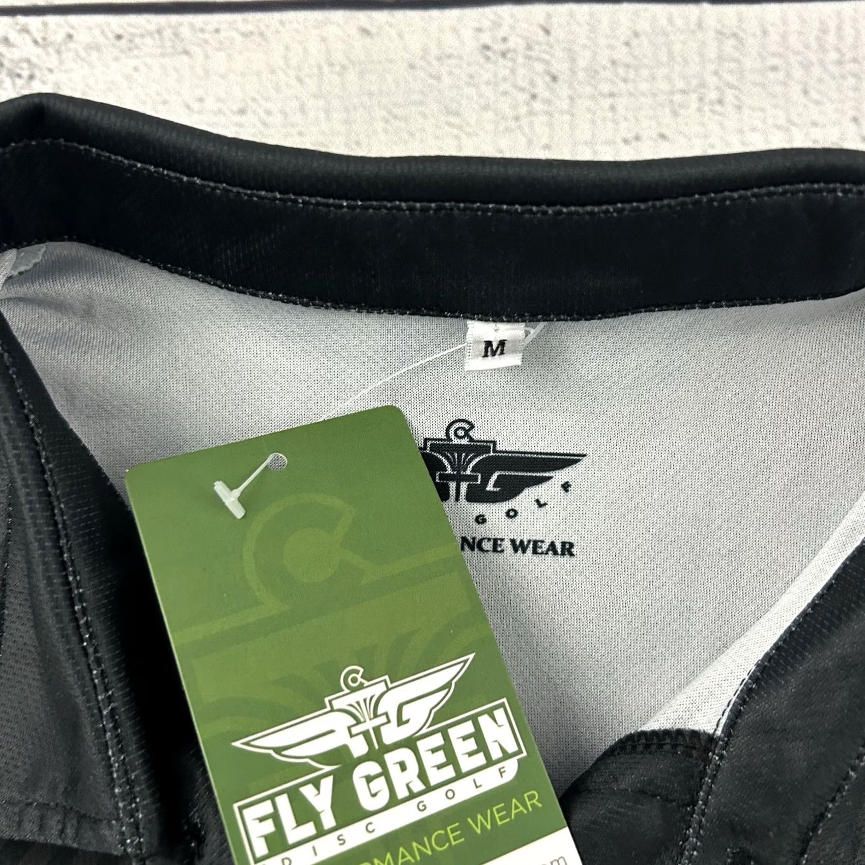 Vintage Fly Green Disc Golf Performance Wear Short Sleeve Polo Shirt Mens M Green Size US M / EU 48-50 / 2 - 2 Thumbnail