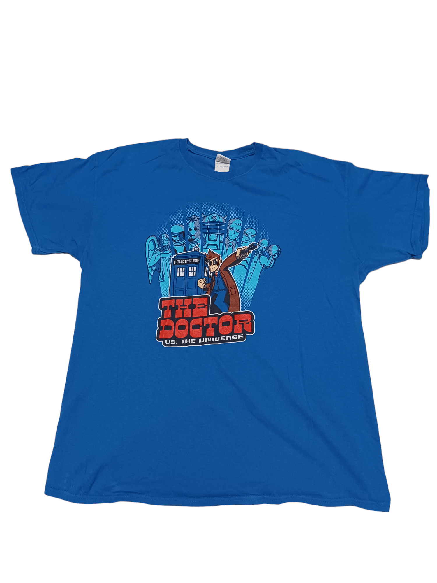 Gildan THE DOCTOR CARTOON VINTAGE GILDAN MADE IN HAITI TEE Size US XL / EU 56 / 4 - 1 Thumbnail