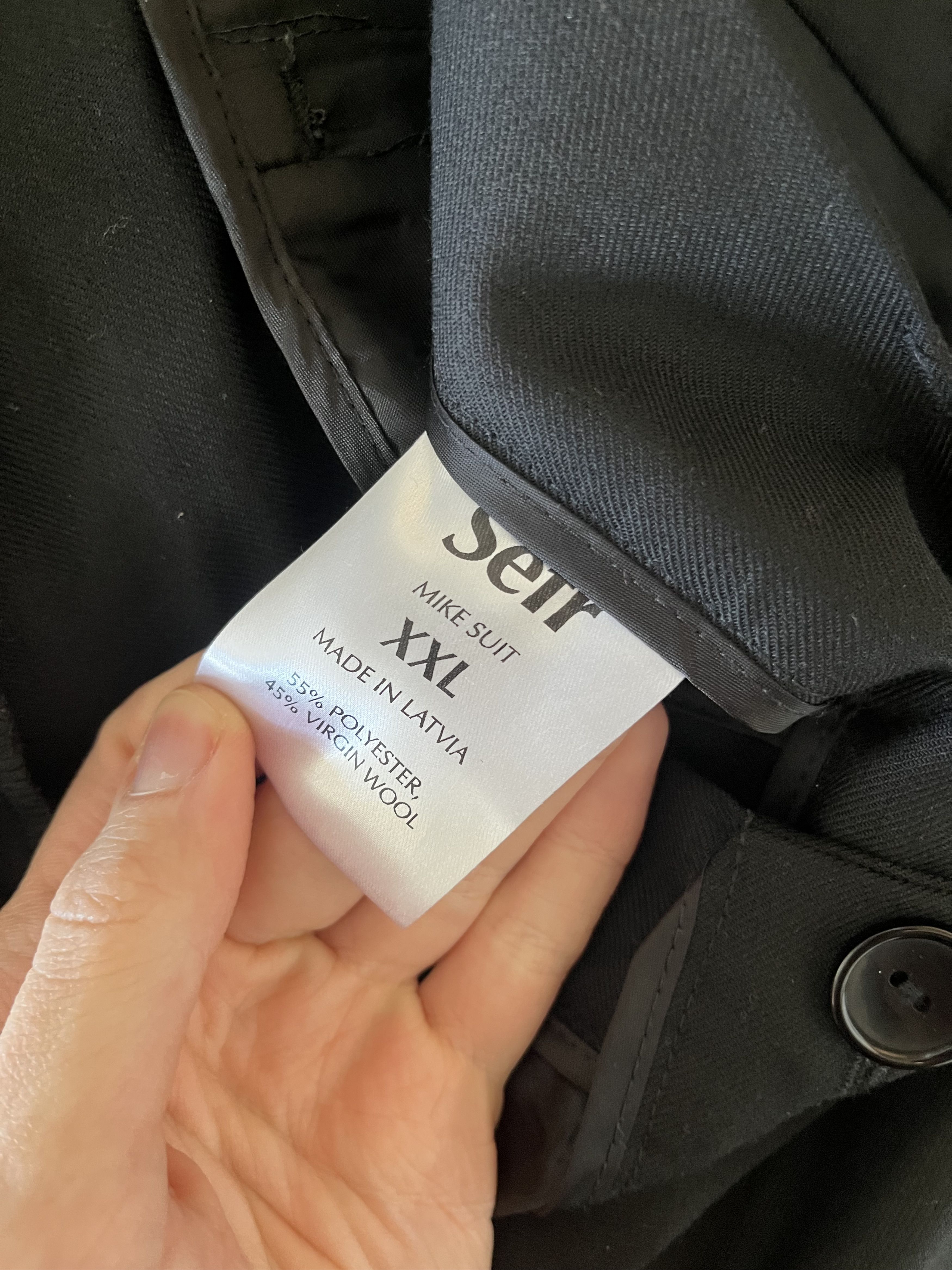 Sefr Sèfr - Mike Wool Trousers Size 48R - 5 Thumbnail