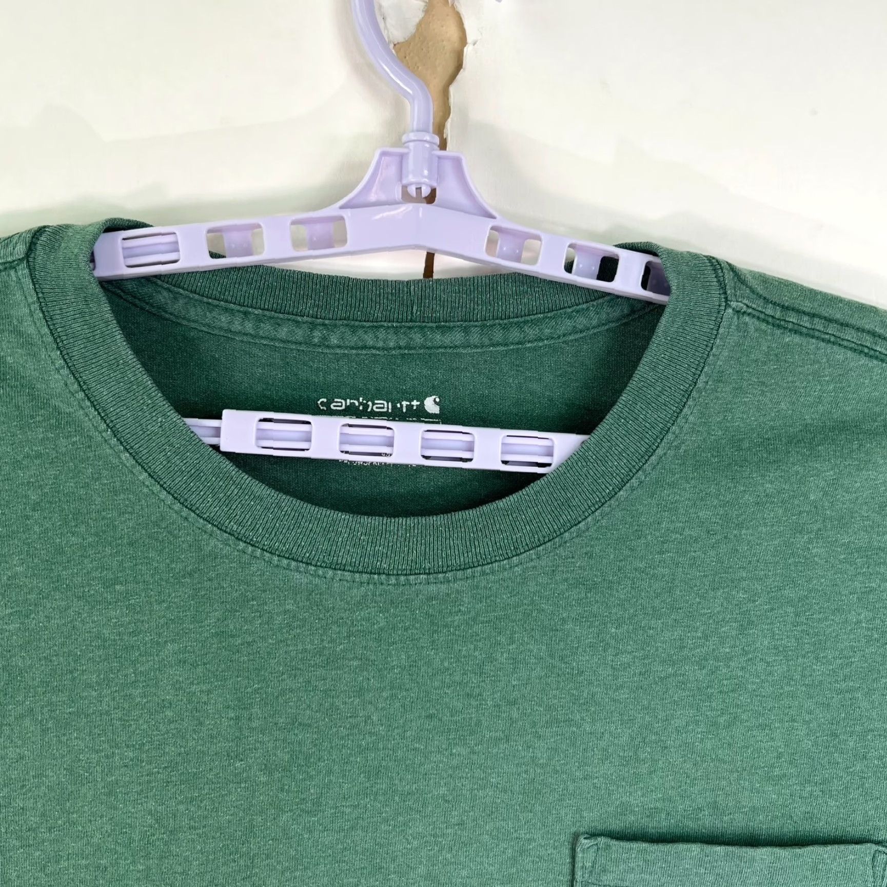 Carhartt Carhartt K87 Pocket T-Shirt Mens 4XL Green Short Sleeve Relaxed Fit Classic Outdoor Size US XXL / EU 58 / 5 - 3 Thumbnail