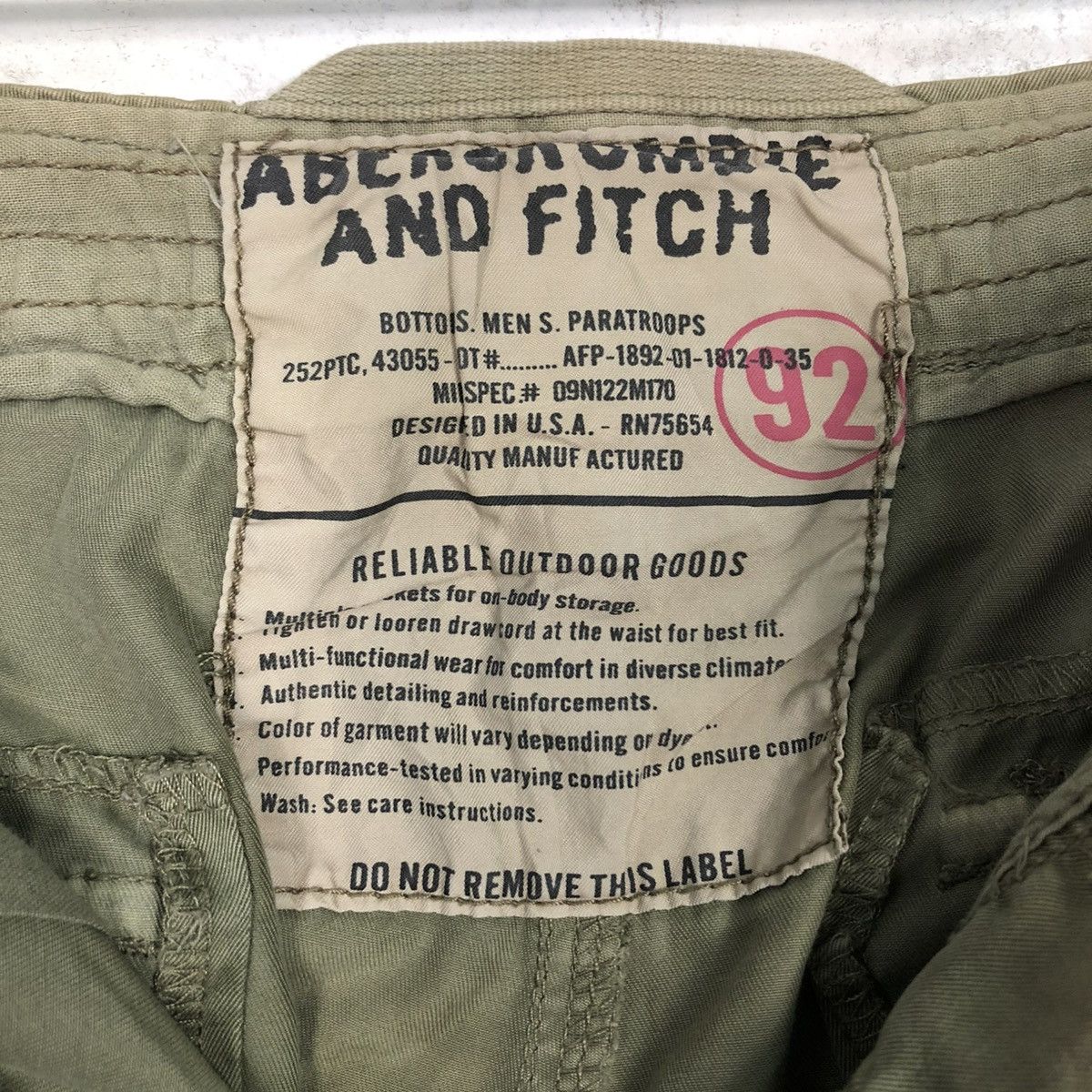Japanese Brand 🔥TACTICAL PARACHUTE BIKER PANTS UTILITY MULTI POCKET ABECROM Size US 34 / EU 50 - 16 Thumbnail
