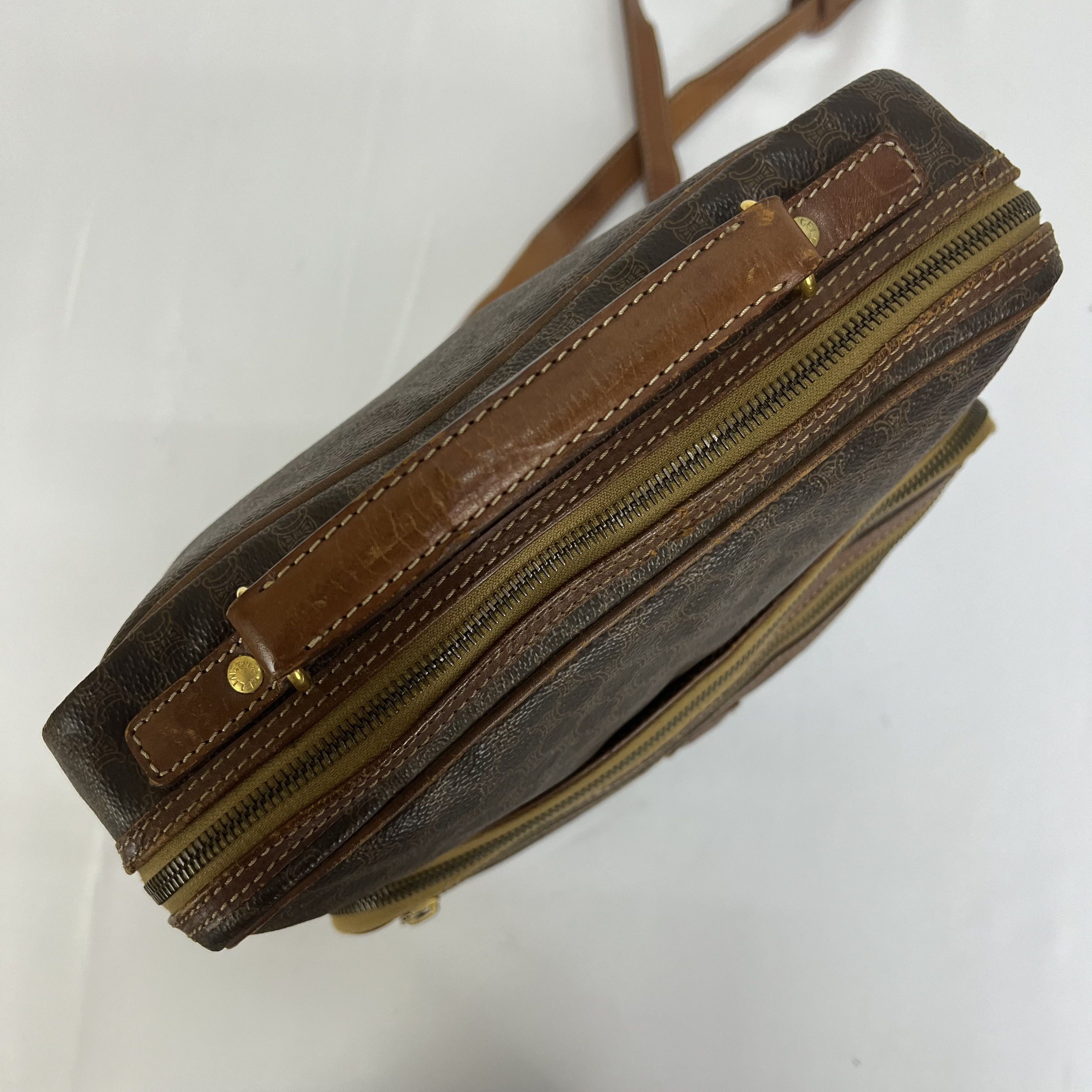 Celine Vintage Celine Macadam Messenger Bag Size ONE SIZE - 9 Thumbnail