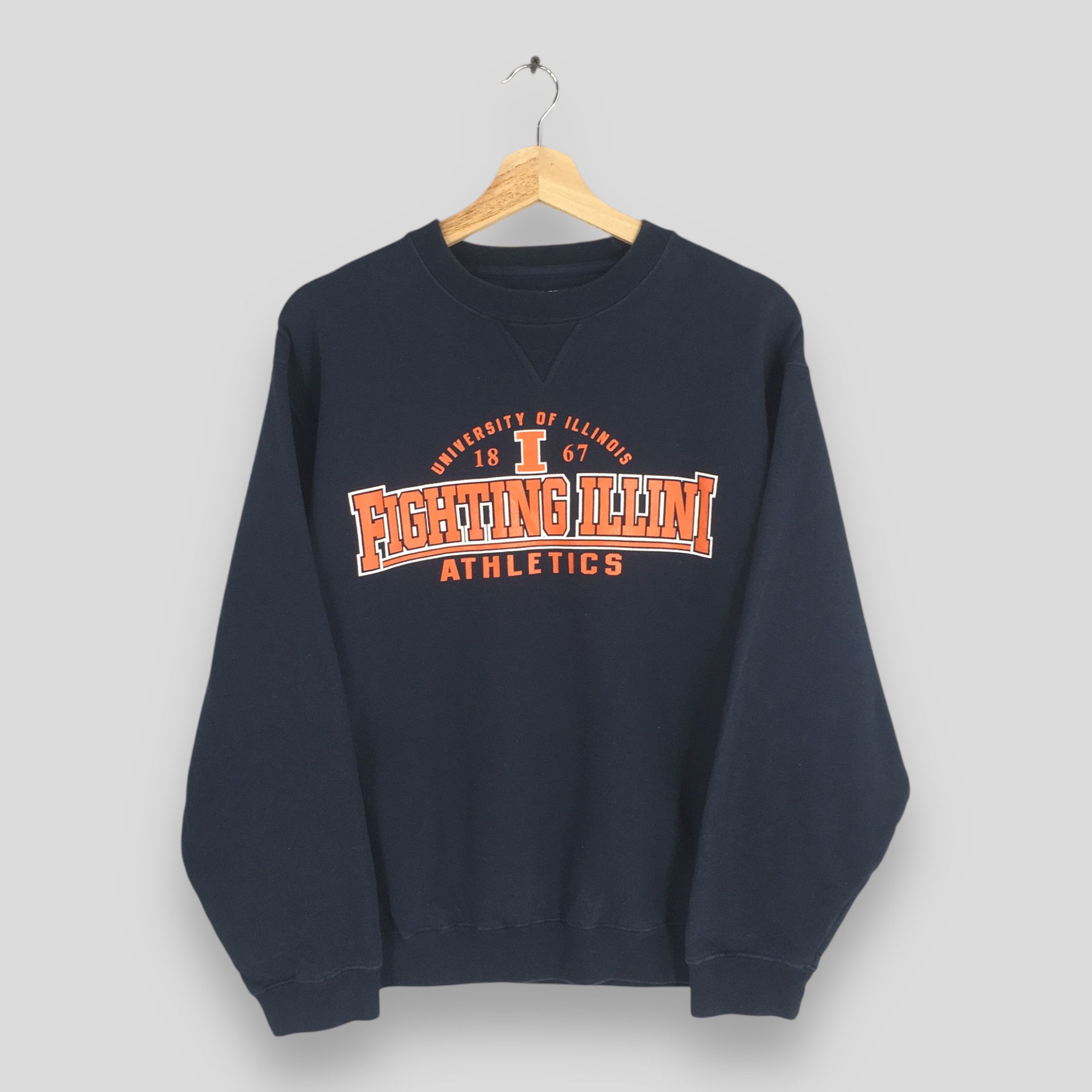 Vintage Vintage University Illinois Sweatshirt Medium Size US M / EU 48-50 / 2 - 1 Thumbnail