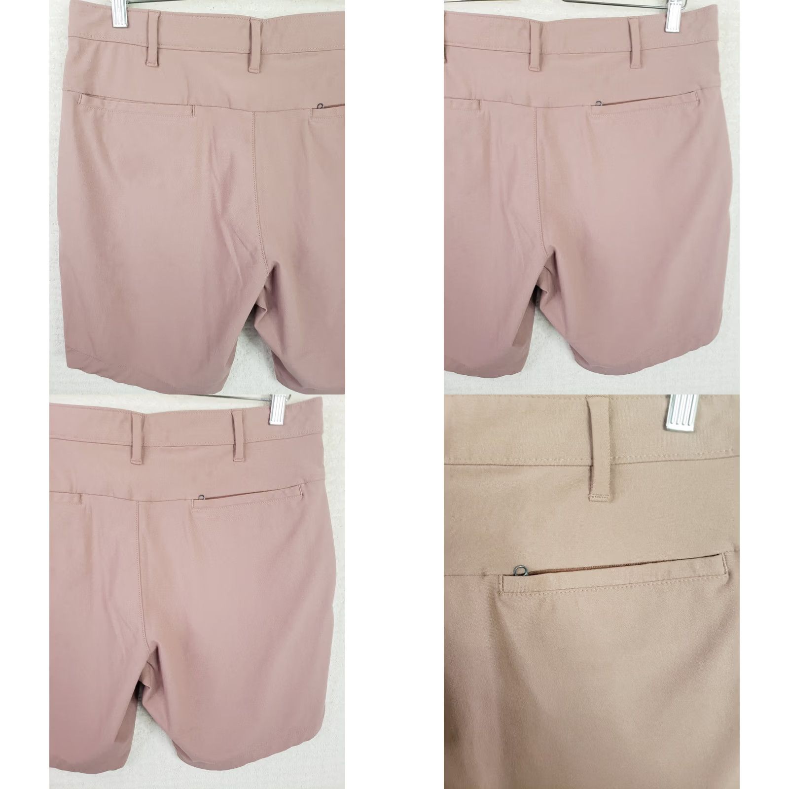 Lands' End Lands End Shorts Men's 35x9 Traditional Pink Stretch Flat Front 5 Pocket Size US 35 - 8 Thumbnail