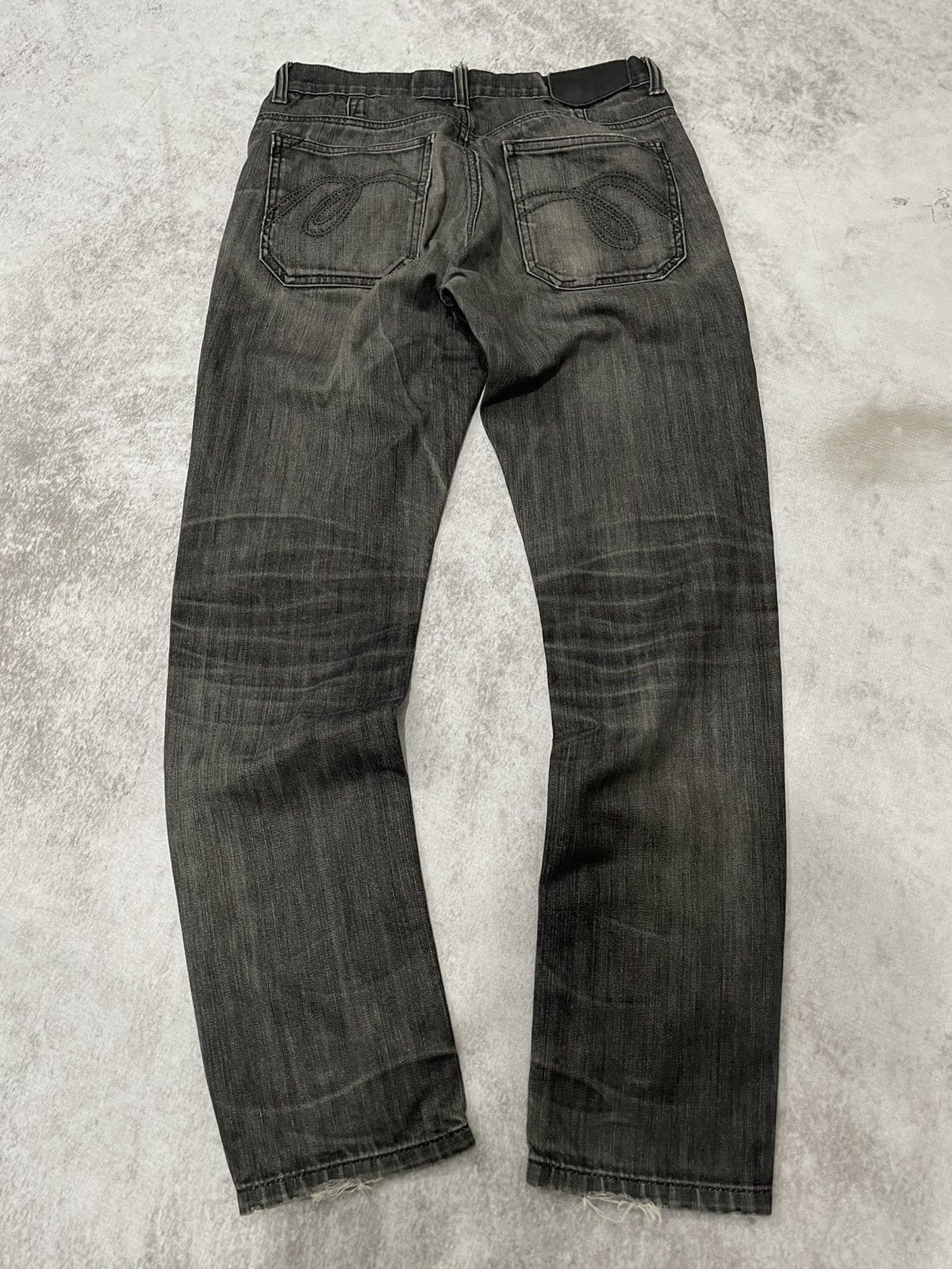 Hysteric Glamour × If Six Was Nine × Le Grande Bleu (L.G.B.) 2000s mc japa smoke wash distressed denim y2k style Size US 28 / EU 44 - 6 Thumbnail