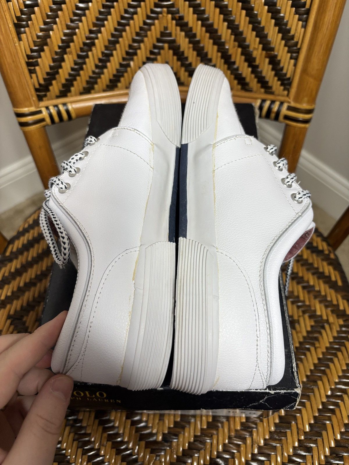 Polo Ralph Lauren Polo Ralph Lauren Faxon Low Top Sneakers 10.5 Men’s Size US 10.5 / EU 43-44 - 6 Thumbnail