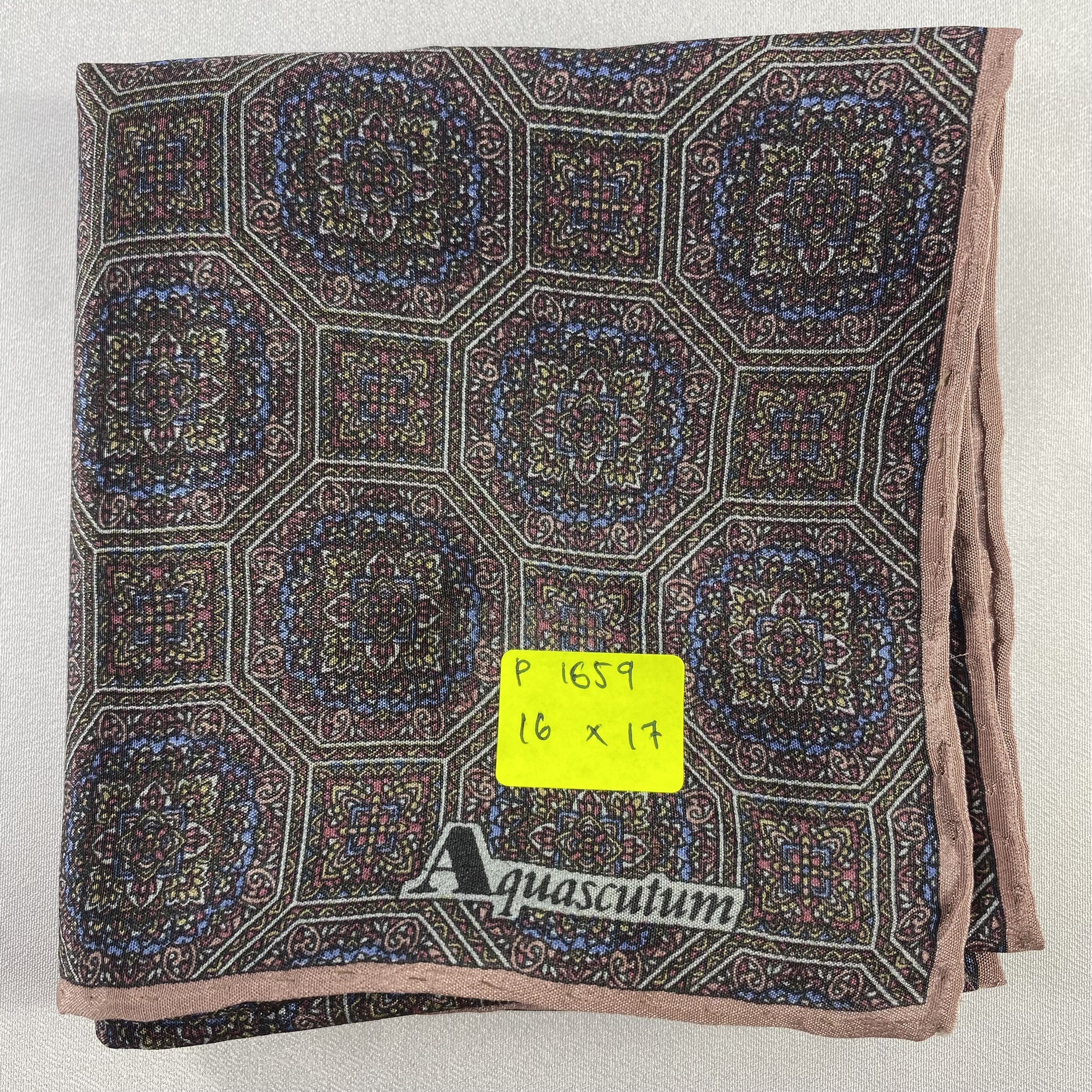 Aquascutum × Vintage Aquascutum Neckerchief / Bandana / Handkerchief-P1659 Size ONE SIZE - 6 Thumbnail