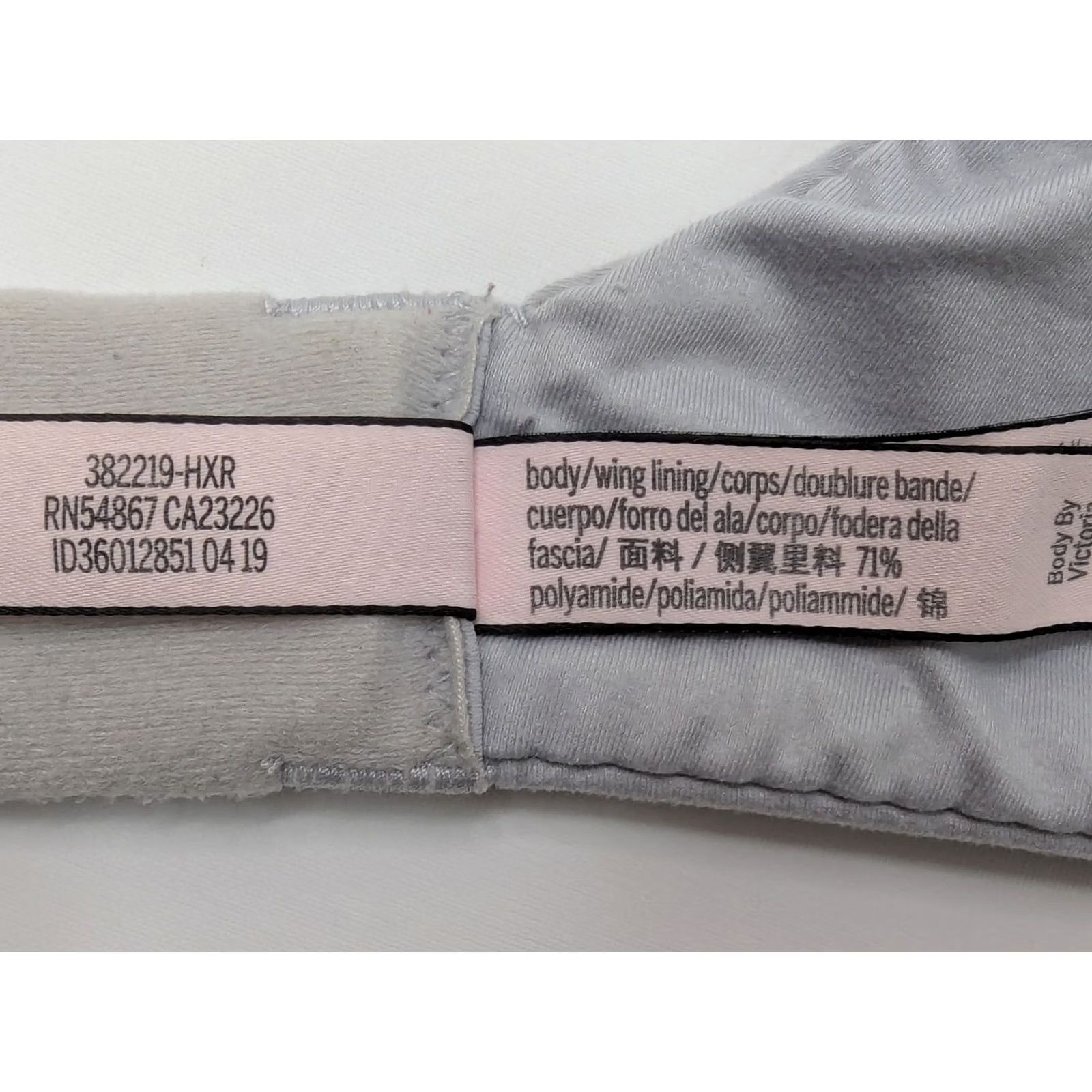 Victoria's Secret Victoria's Secret Body By Victoria Perfect Shape Bra 34D Dusty Blue Glitter Shirt Women's 34D Dusty Blue Glitter Size ONE SIZE - 7 Thumbnail