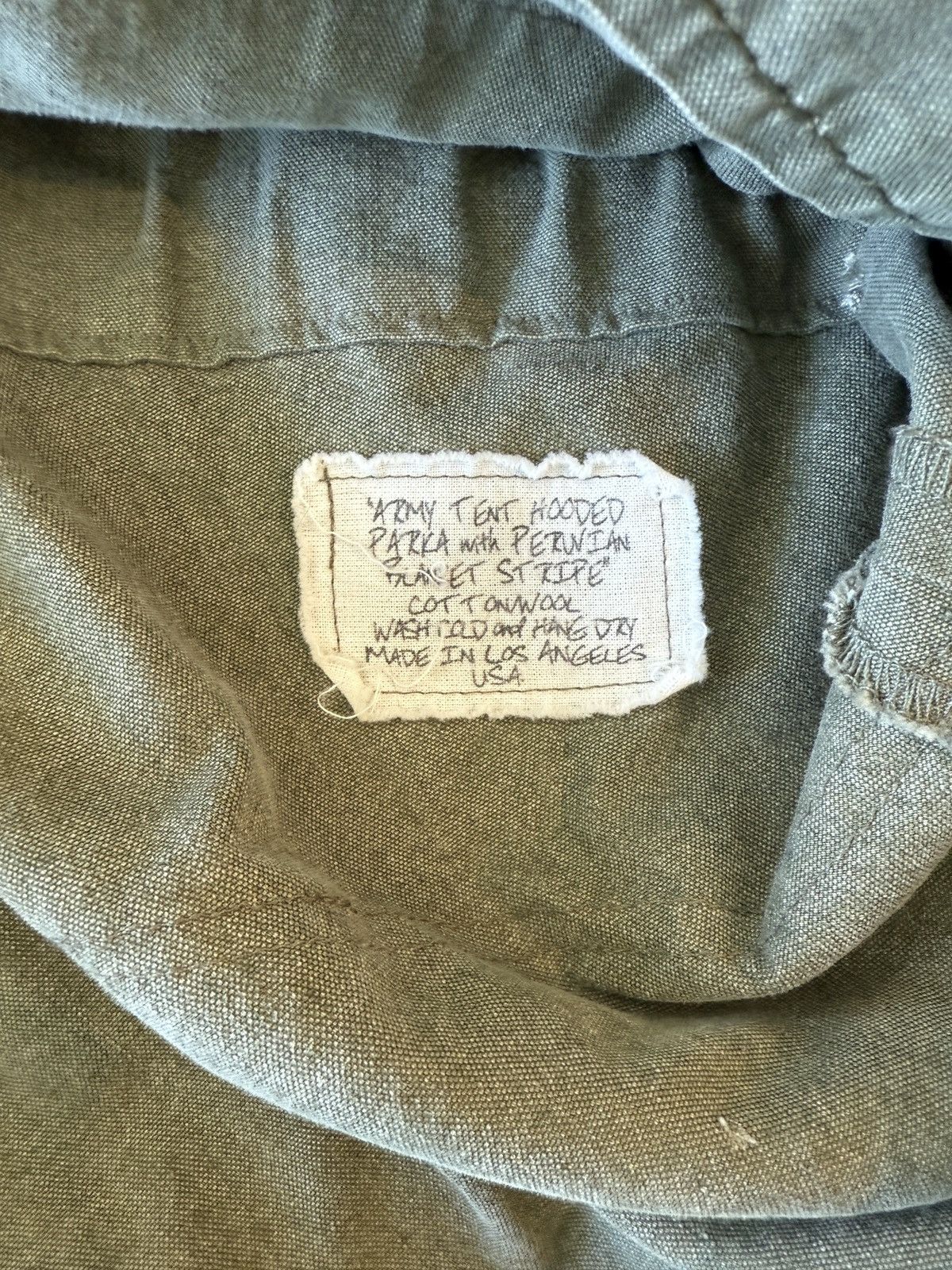 Greg Lauren Greg Lauren 1/1 “Army Tent Hooded Parka” Size US S / EU 44-46 / 1 - 6 Thumbnail
