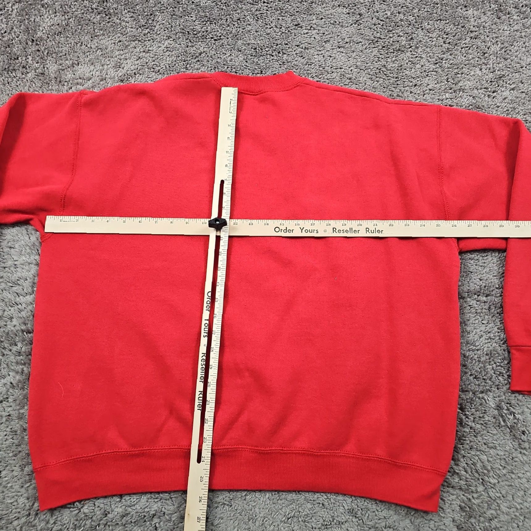 Fruit Of The Loom VINTAGE Fruit of the Loom Sweatshirt Adult XXL Red Crew Neck Pullover Fleece USA Mens 90s Shirt Size US XXL / EU 58 / 5 - 6 Thumbnail