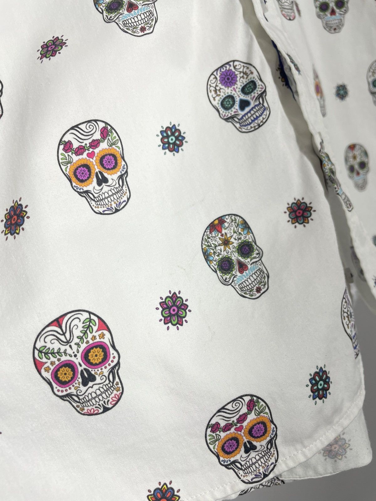 Other Claudio Luigli Men’s Skull Pattern Shirt size M Size US M / EU 48-50 / 2 - 6 Thumbnail
