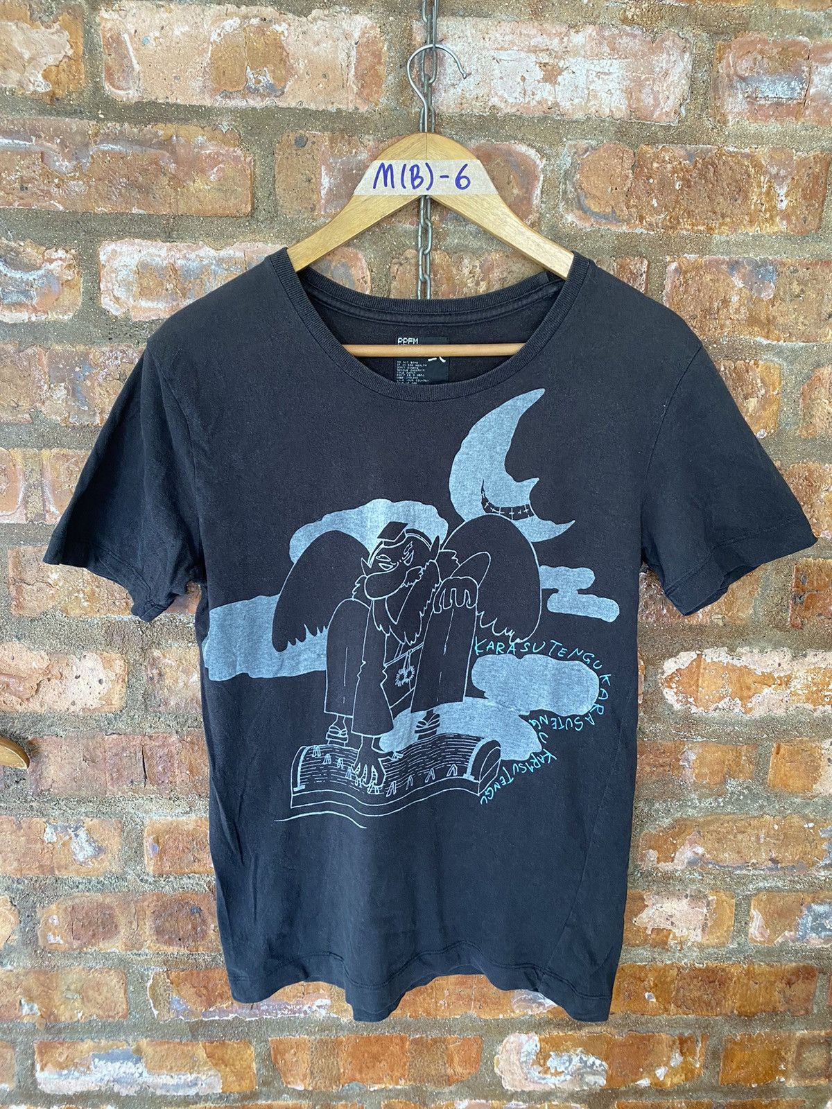 PPFM 2000s PPFM X Karasu tengu 👺 Japan tee Size US S / EU 44-46 / 1 - 2 Thumbnail