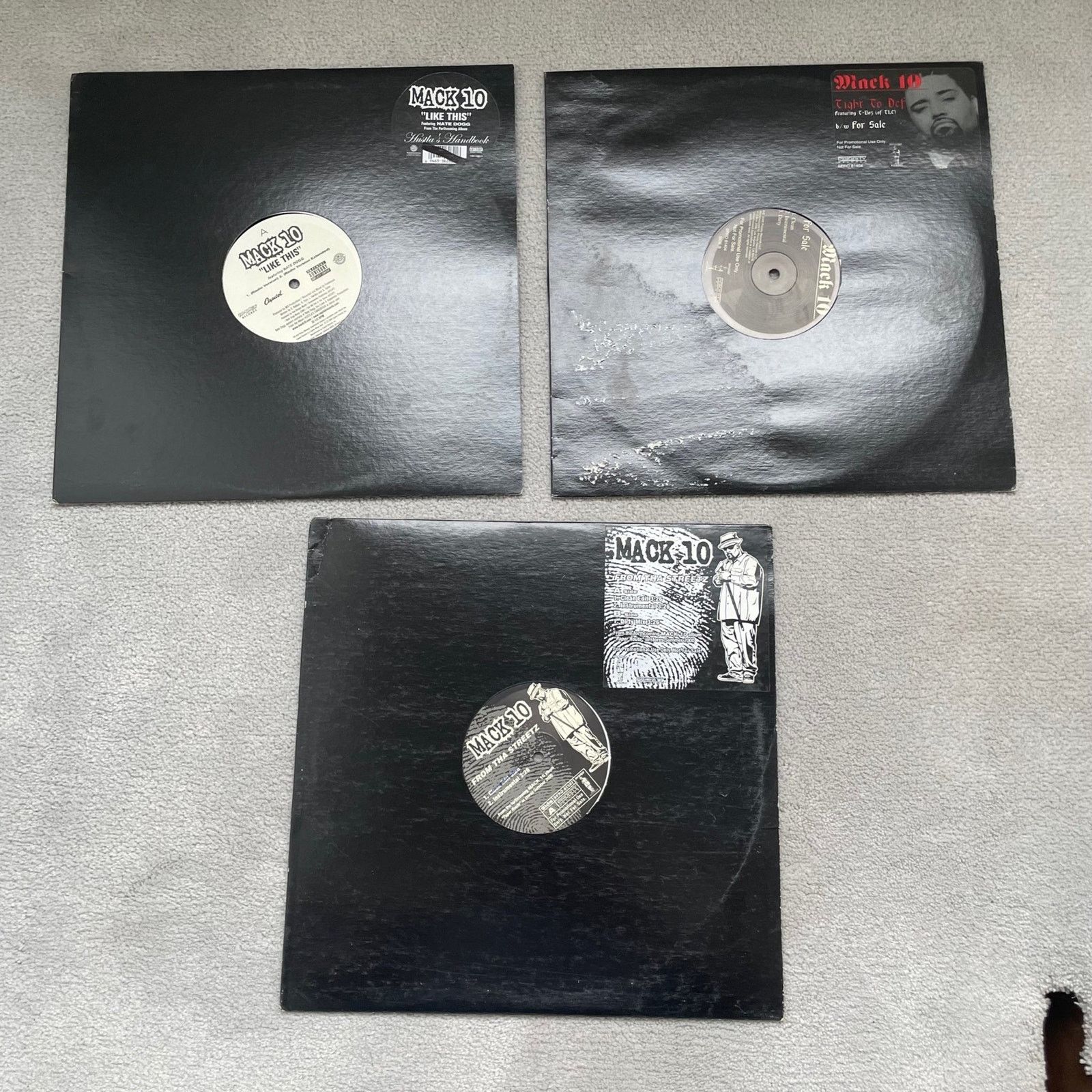 INTENTIONALLY BLANK Lot of (3) Mack 10 vinyl 12" records hip hop rap gfunk y2k Size ONE SIZE - 1 Thumbnail