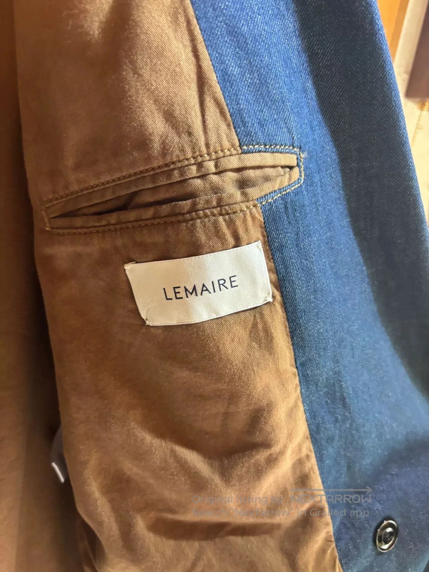 Lemaire Lemaire Padded Shoulder Denim Blazer. Size US M / EU 48-50 / 2 - 7 Thumbnail