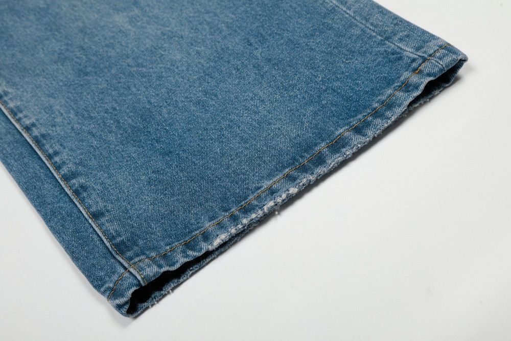 Vintage Punk Retro Washed Straight-Leg Flare Jeans Size US 32 / EU 48 - 5 Thumbnail