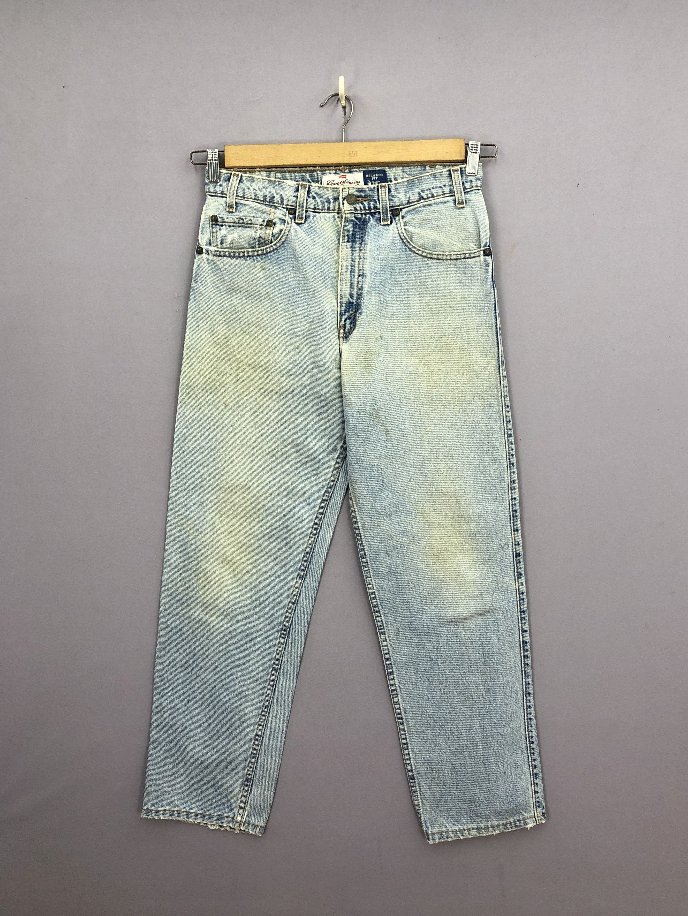 Levi's Vintage Levis Stonewash Jeans Light Wash Orange Tab Denim Size US 30 / EU 46 - 1 Thumbnail