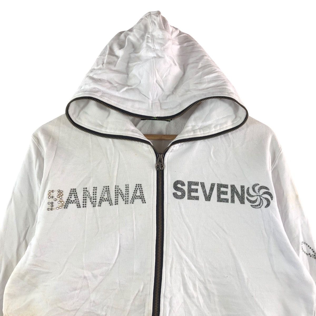 Banana Republic BANANA SEVEN Surf Beach Full Zipper Hoodie Sweatshirt Size US L / EU 52-54 / 3 - 2 Thumbnail