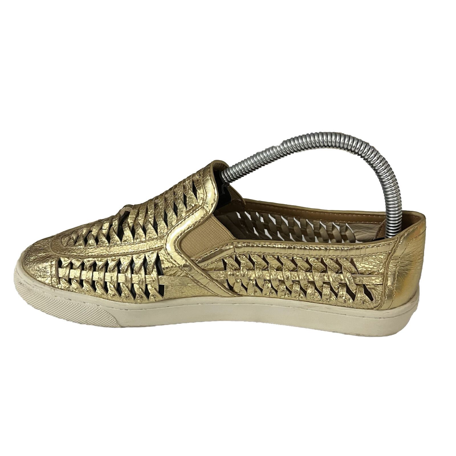 Tory Burch Tory Burch Huarache 2 Metallic Gold SlipOn Sneaker Womens 8M Size US 8 / IT 38 - 4 Thumbnail
