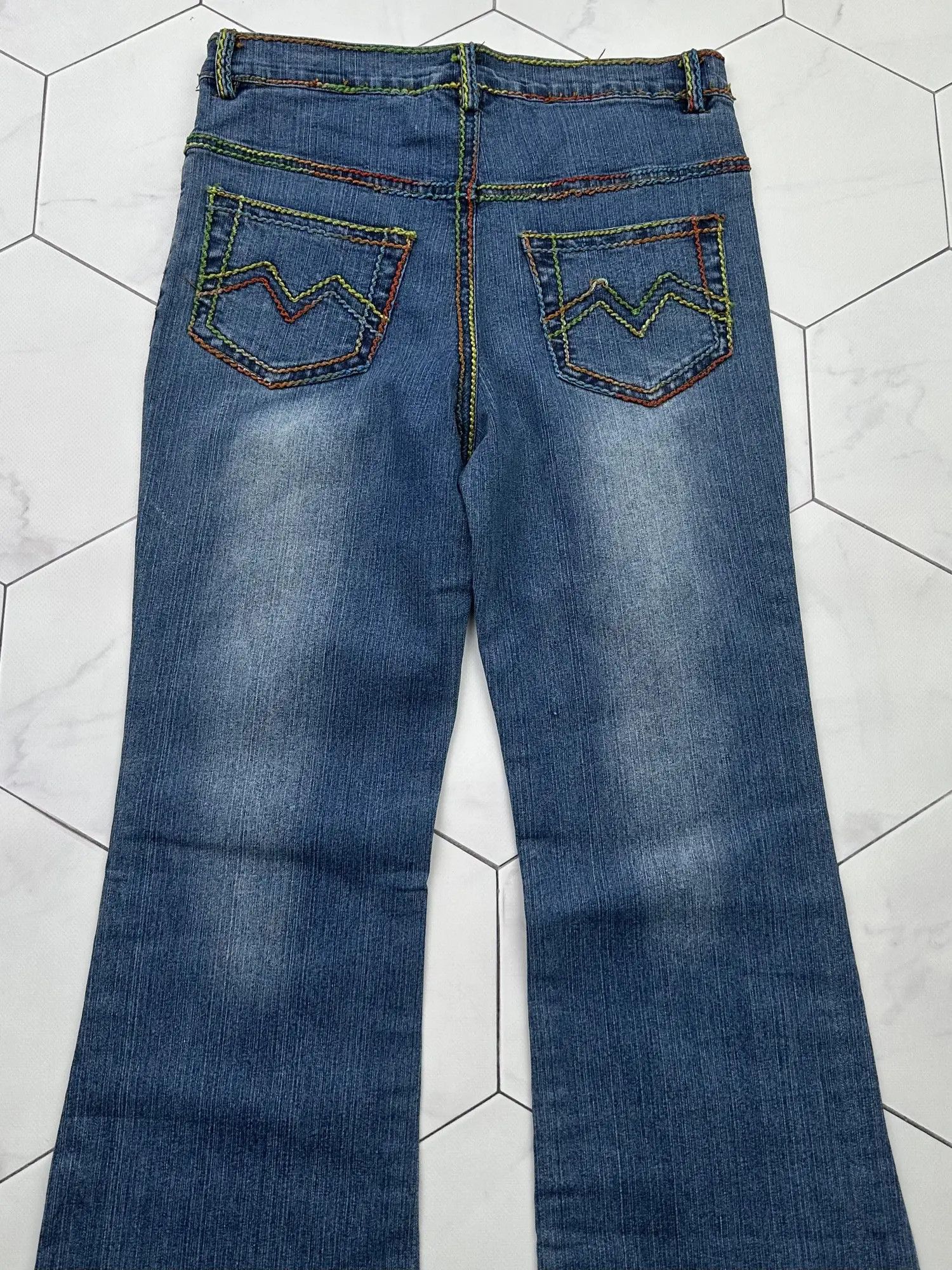 Japanese Brand Vintage Flare Jeans (B499)E2 Size 27" / US 4 / IT 40 - 6 Thumbnail