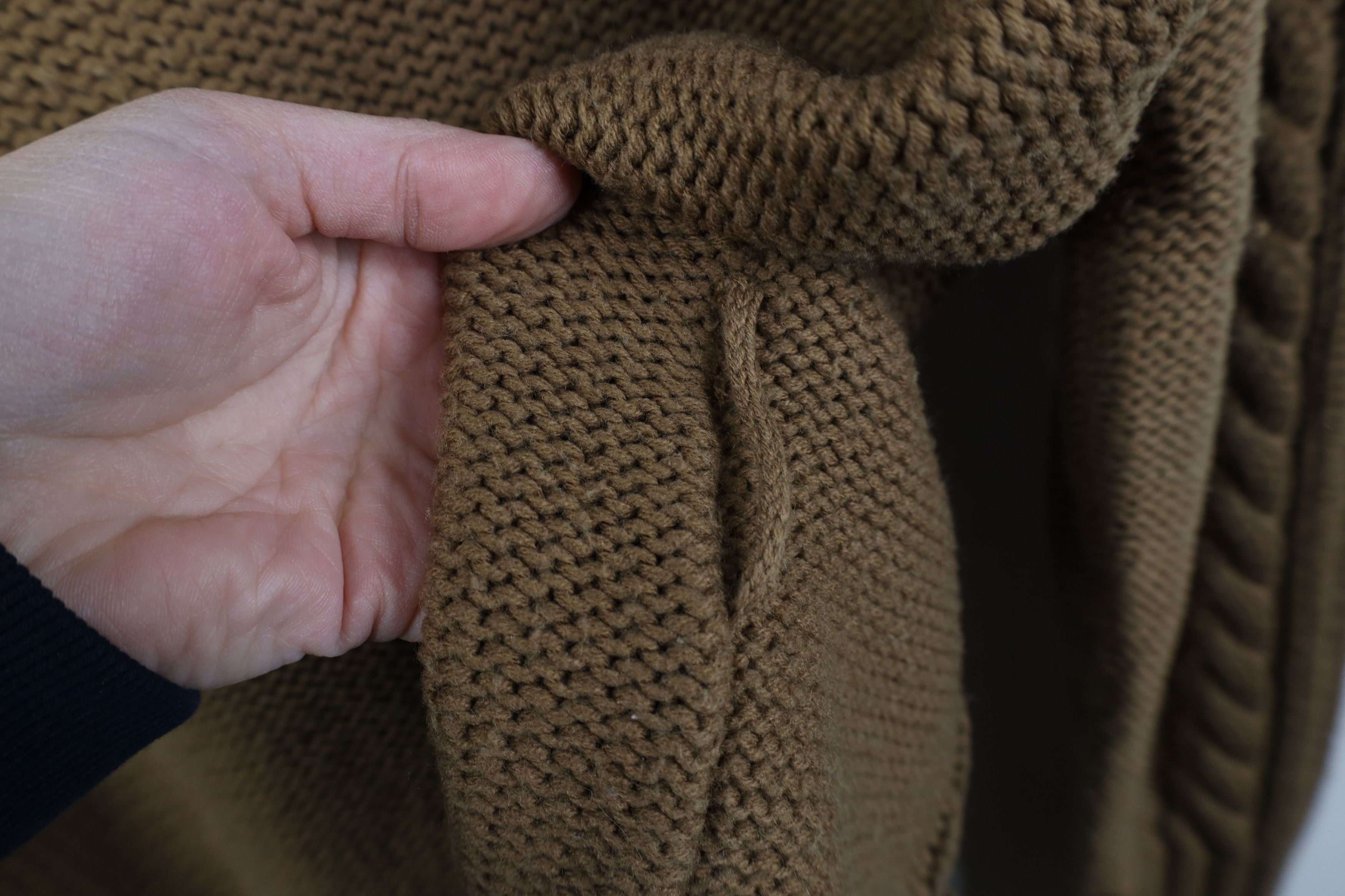 Vintage Vintage 70s Streetwear Fisherman Shawl Cardigan Sweater Size M / US 6-8 / IT 42-44 - 9 Thumbnail