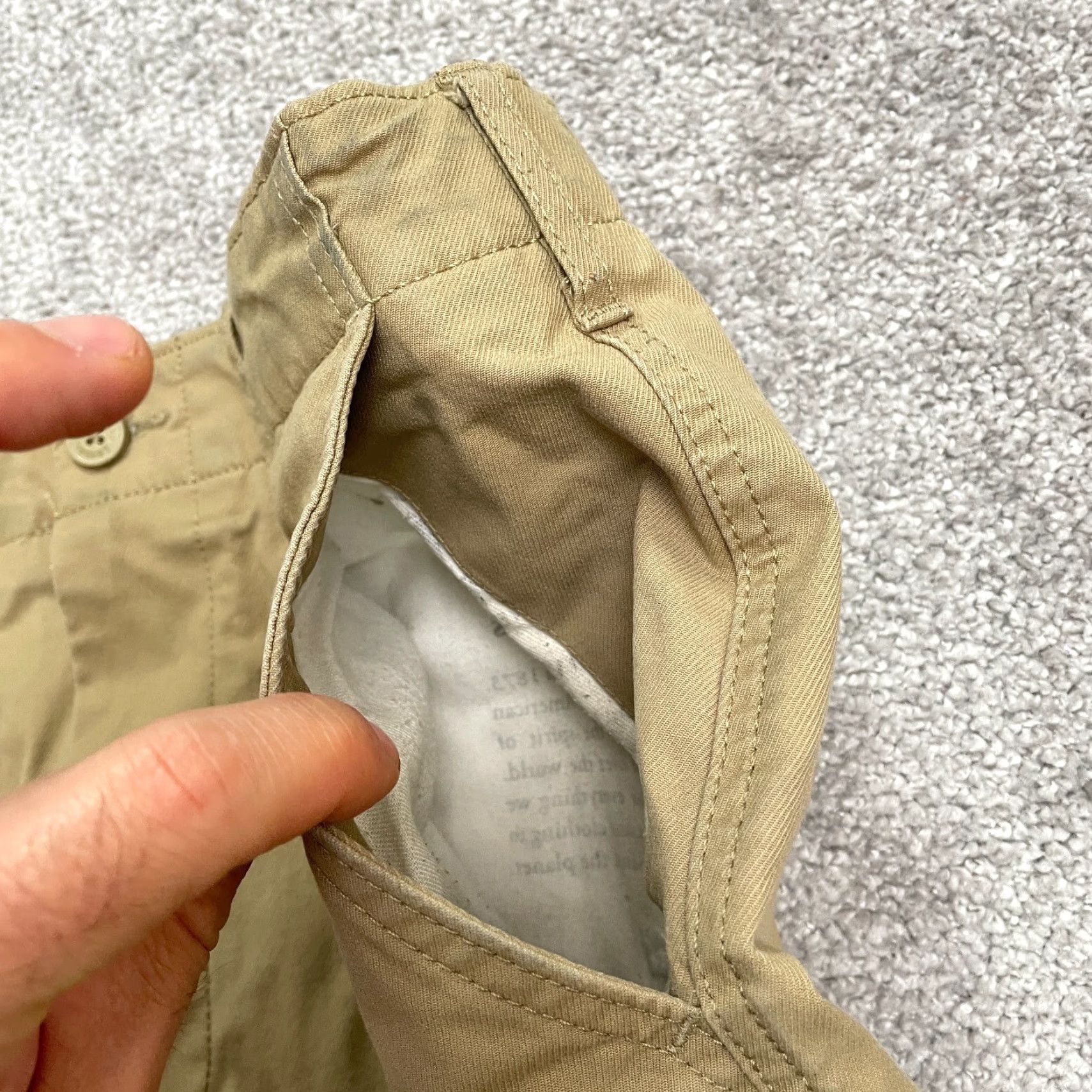 Levi's Levi's Pants Mens 32x28.5 Brown Straight Leg Flat Front Workwear Size US 32 / EU 48 - 7 Thumbnail