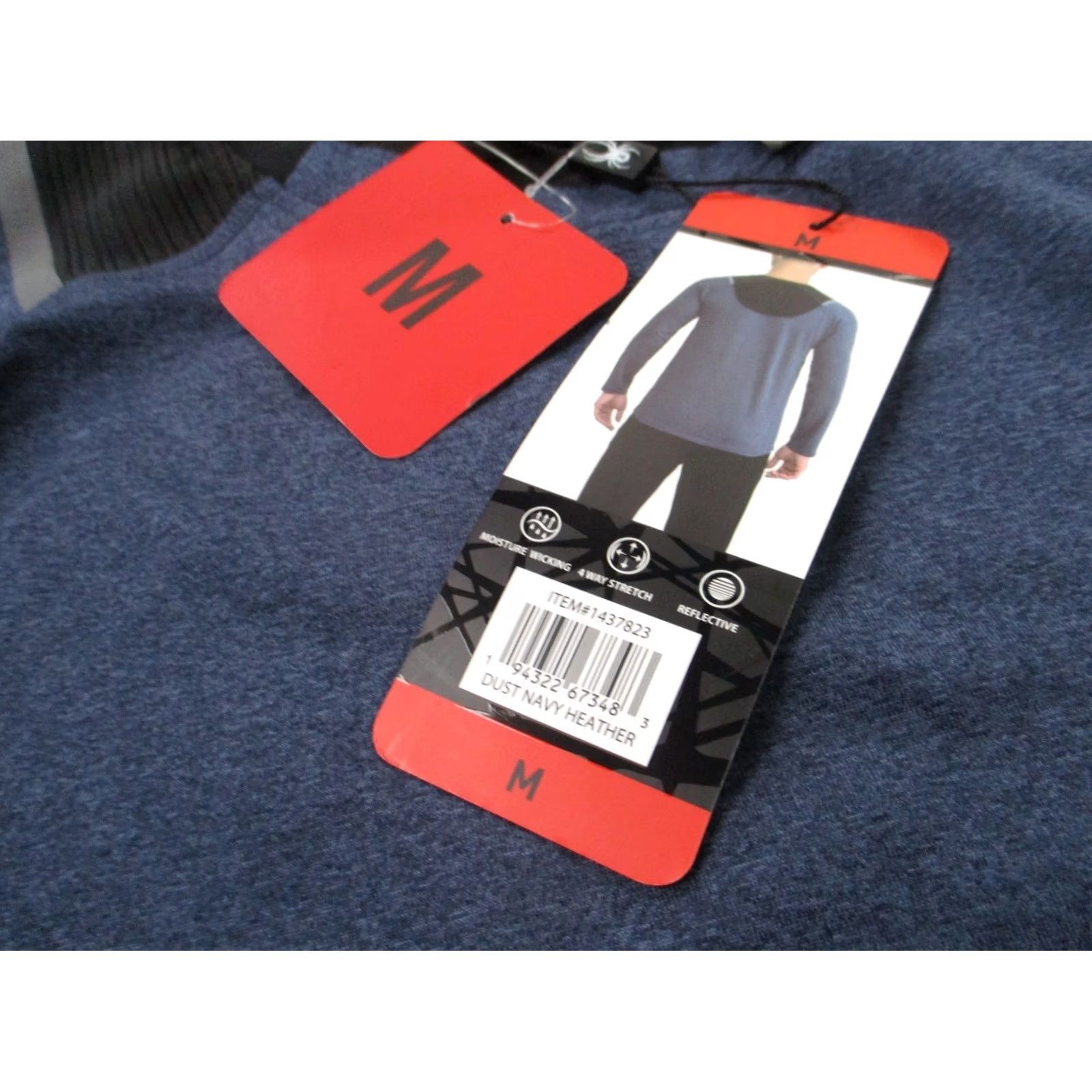 Spyder Spyder Shirt Mens M Active Sport Athletic Reflective Performance Track Logo NEW Size US M / EU 48-50 / 2 - 7 Thumbnail