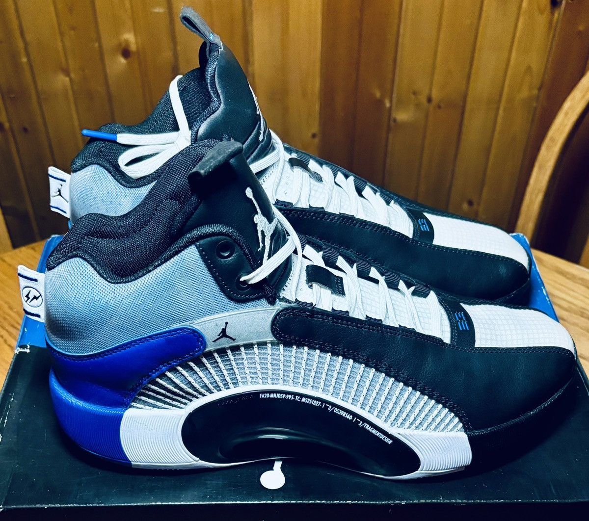 Fragment Design × Jordan Brand FRAGMENT X AIR JORDAN XXXV (35) Men’s Size 12.5 Size US 12.5 / EU 45-46 - 3 Thumbnail