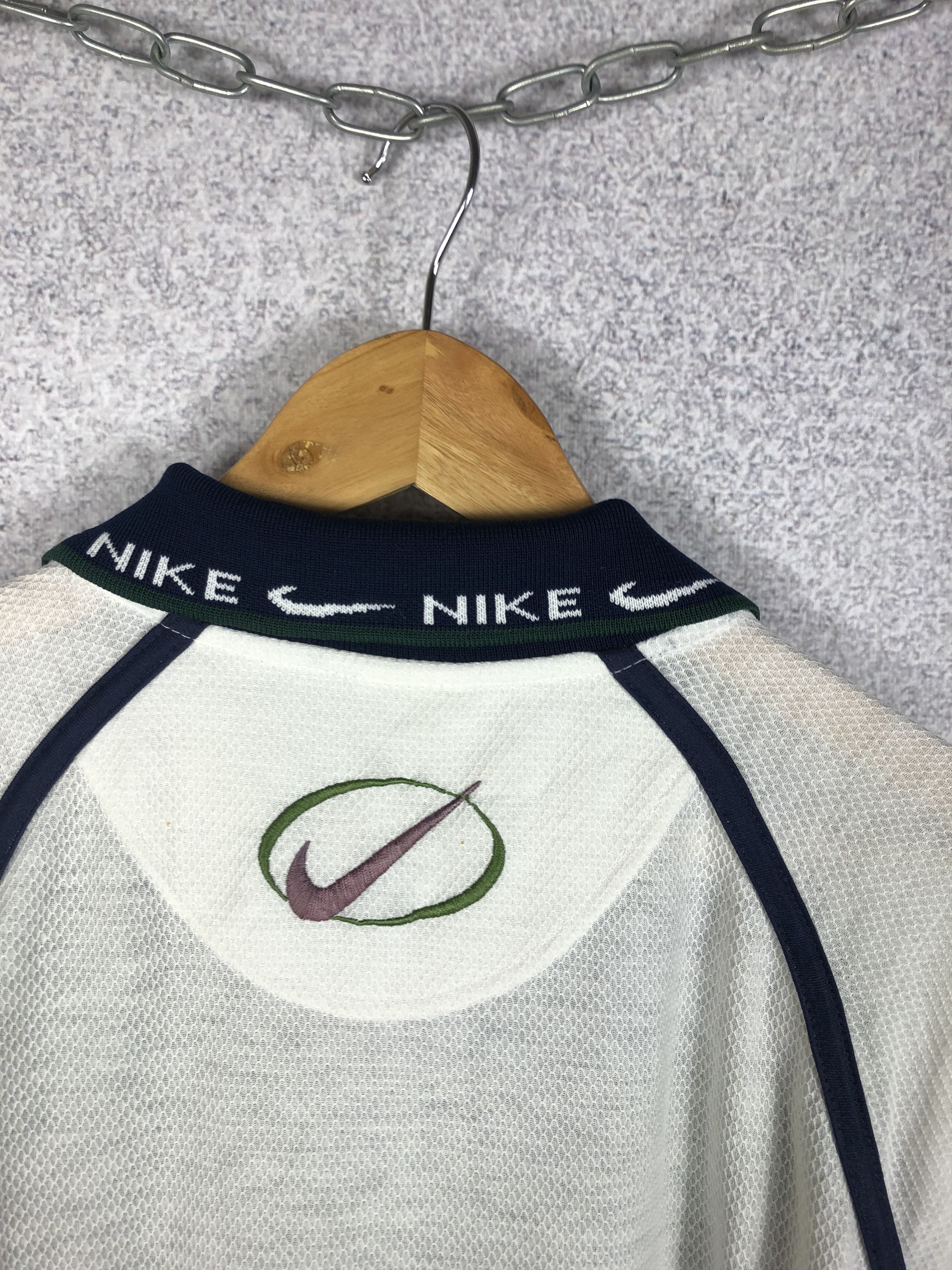 Nike Vintage Nike Small Swoosh Y2K Polo Shirt Size US XL / EU 56 / 4 - 8 Thumbnail