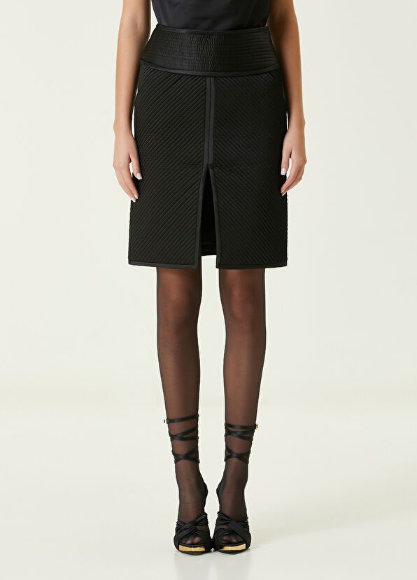 Tom Ford o1w1db10225 GC5694 Mini Skirt in Black Size 30" / US 8 / IT 44 - 1 Thumbnail