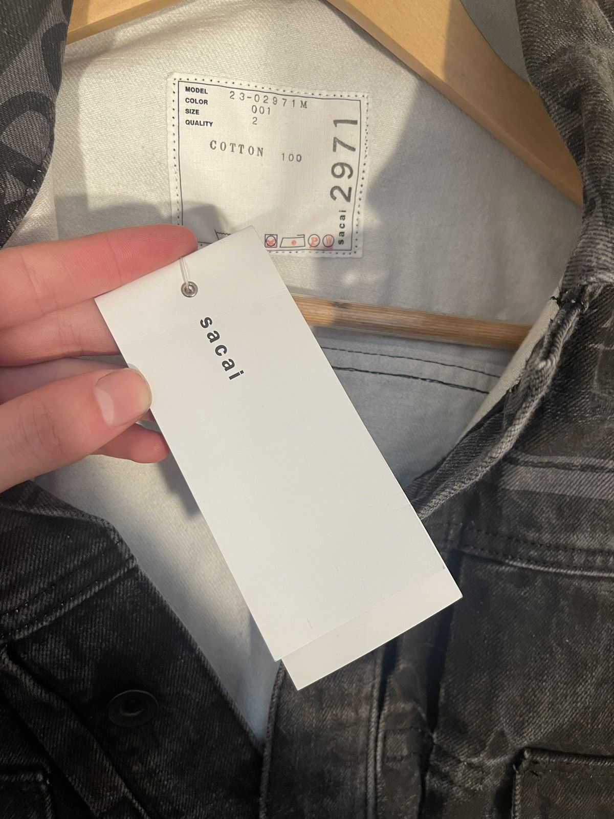 Sacai Sacai x Eric Haze Denim Jacket Size US M / EU 48-50 / 2 - 7 Thumbnail