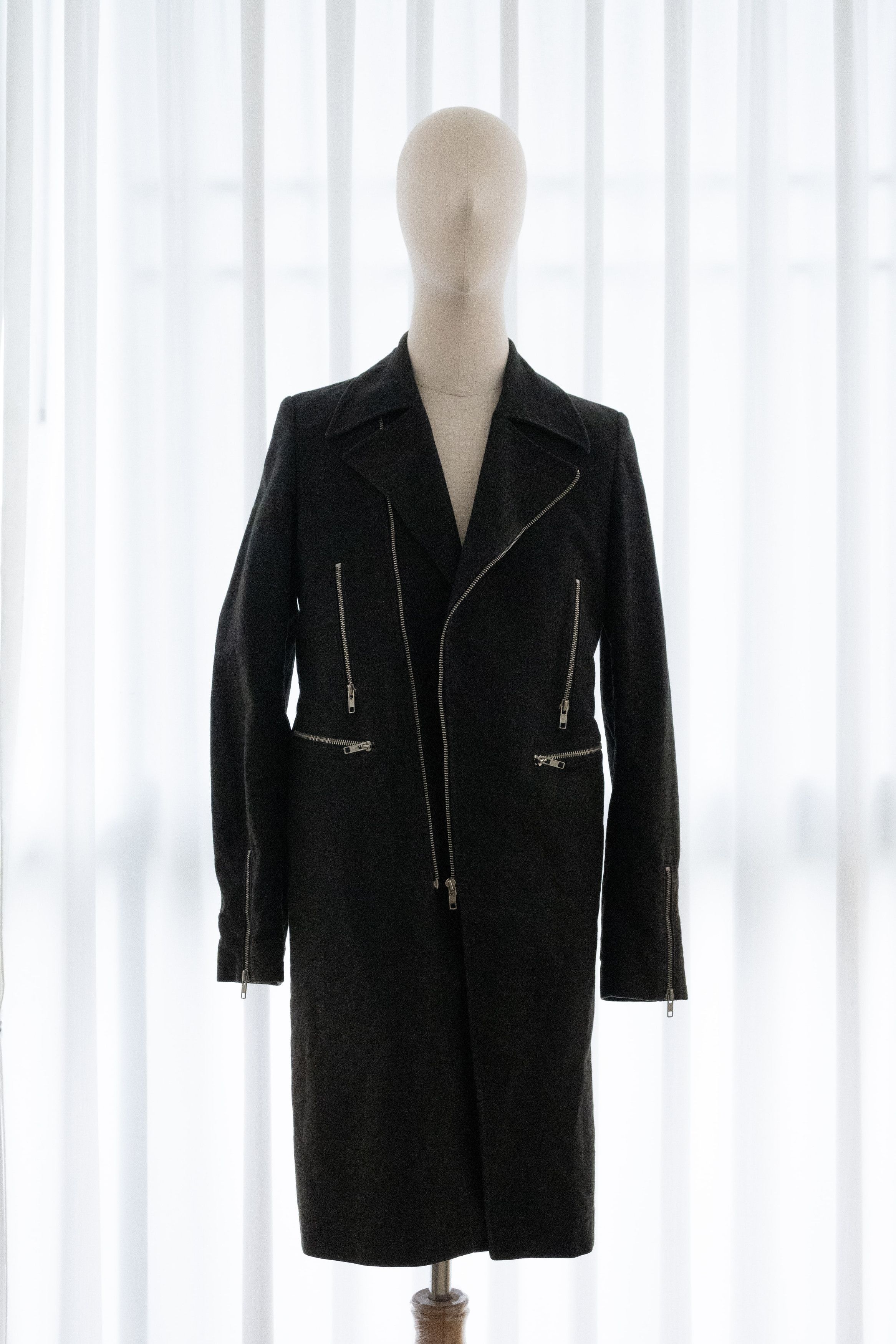 Raf Simons AW1998 Raf Simons “Radioactivity” Biker Coat Size US M / EU 48-50 / 2 - 3 Thumbnail