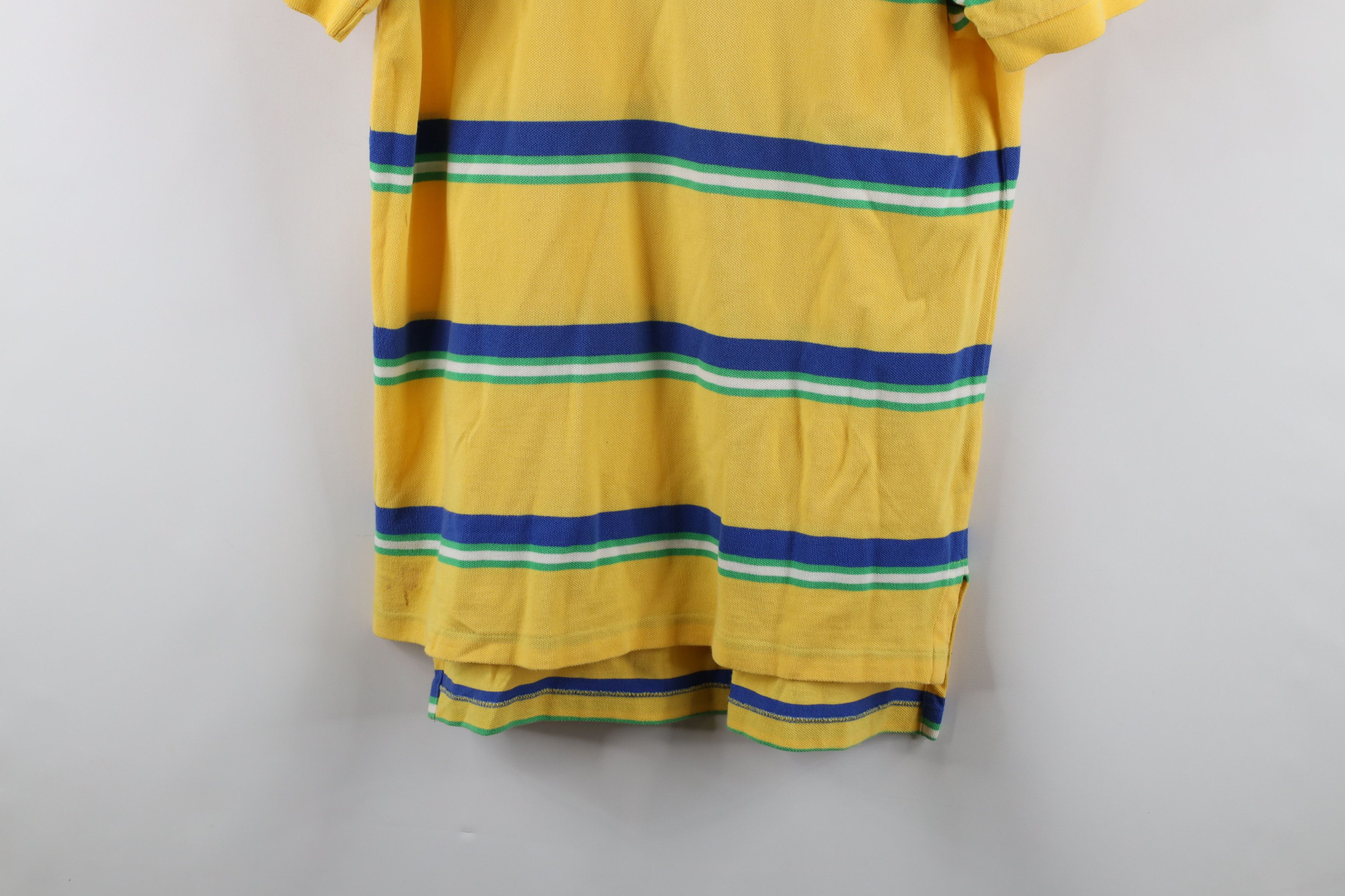 Polo Ralph Lauren Vintage 90s Ralph Lauren Striped Collared Golf Polo Shirt Size US M / EU 48-50 / 2 - 3 Thumbnail