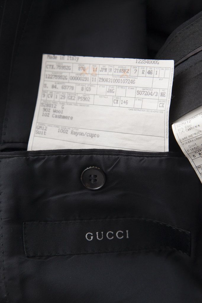 Gucci Tom Ford Era Gucci pinstripe flare suit Size 46R - 6 Thumbnail
