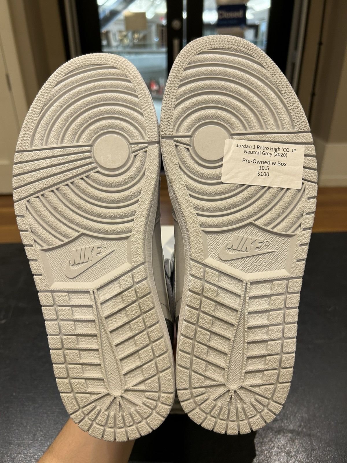 Jordan Brand Jordan 1 Retro ‘COJP Neutral Grey’ Size US 10.5 / EU 43-44 - 4 Thumbnail