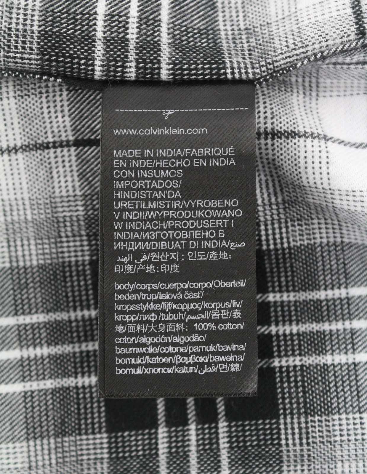 Calvin Klein XL Flannel Plaid Patch Pockets 87680 Size US XL / EU 56 / 4 - 8 Thumbnail