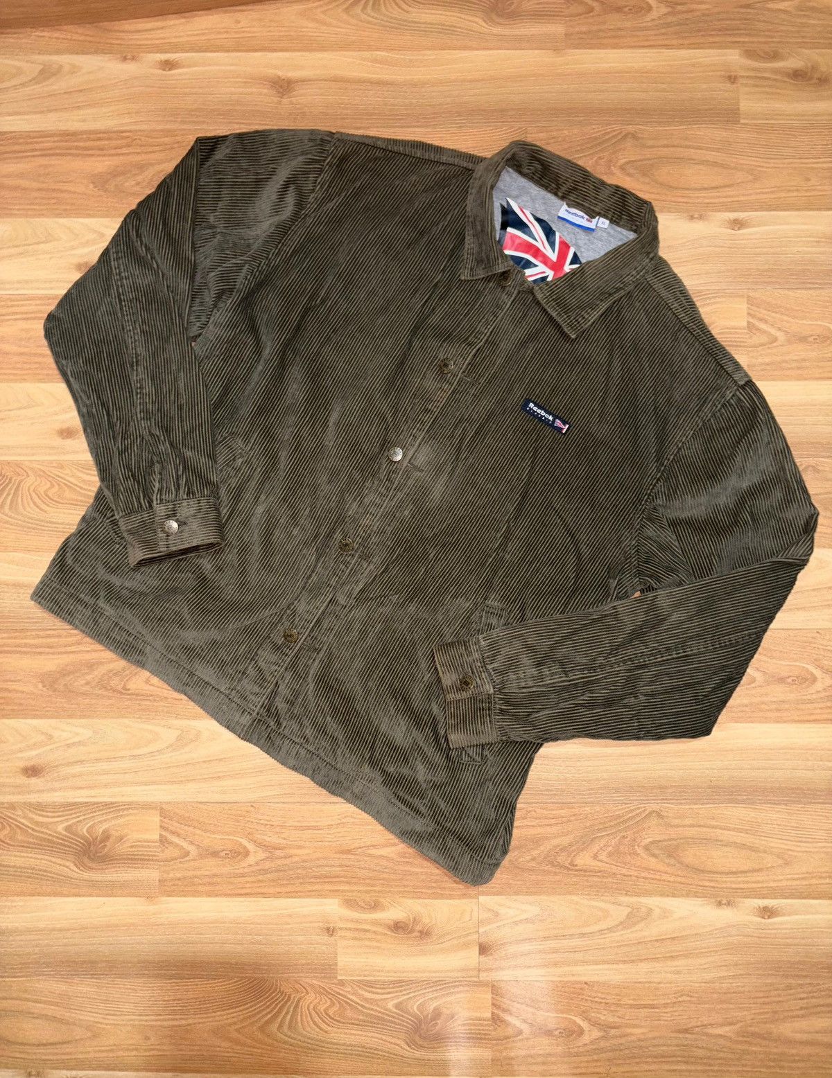 Reebok Vintage x Reebok Classic corduroy Overshirt Size US XL / EU 56 / 4 - 1 Thumbnail