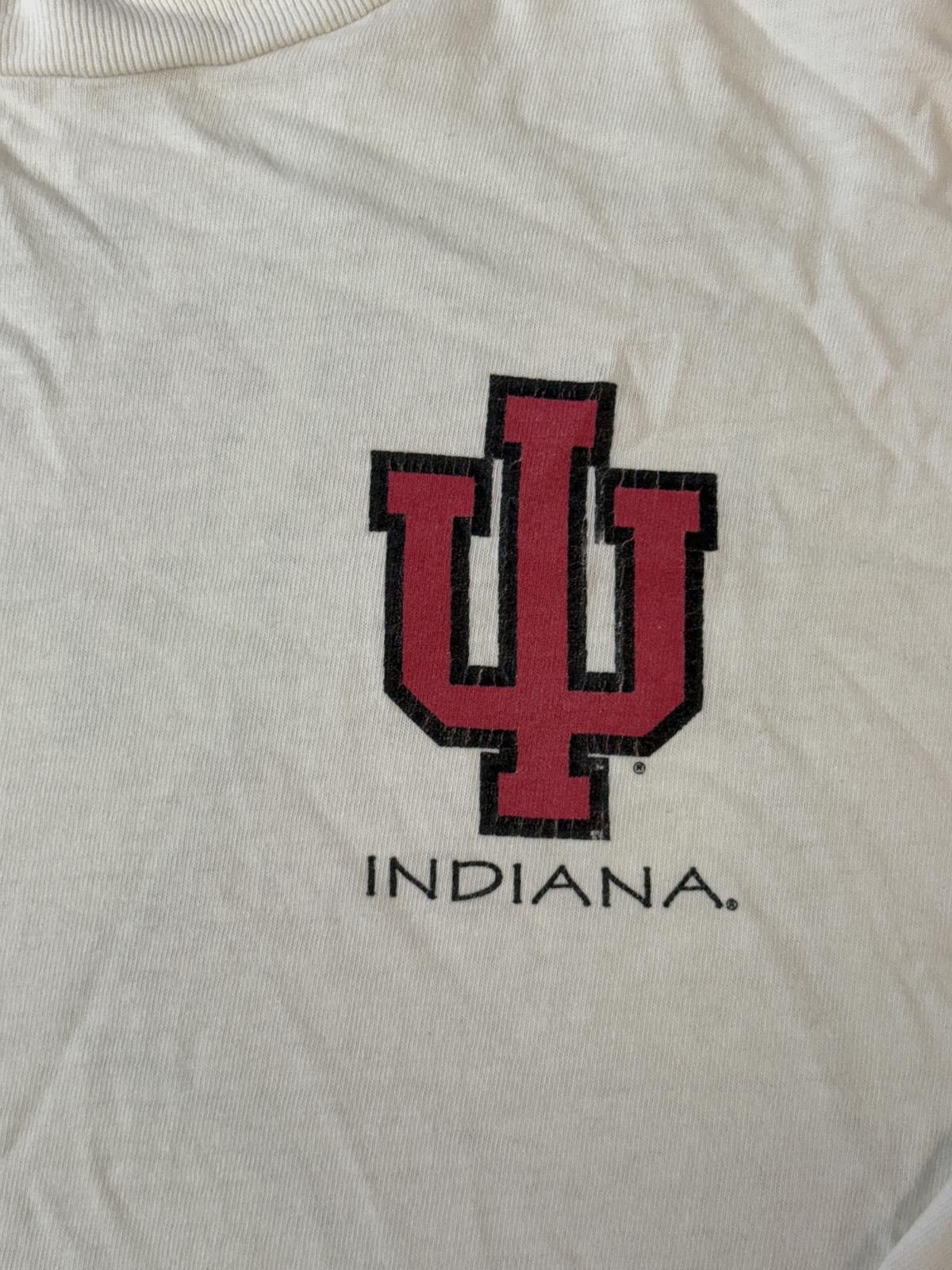 Hanes VTG Indiana Hoosiers Basketball Indiana University LS Tee XL Size US XL / EU 56 / 4 - 4 Thumbnail