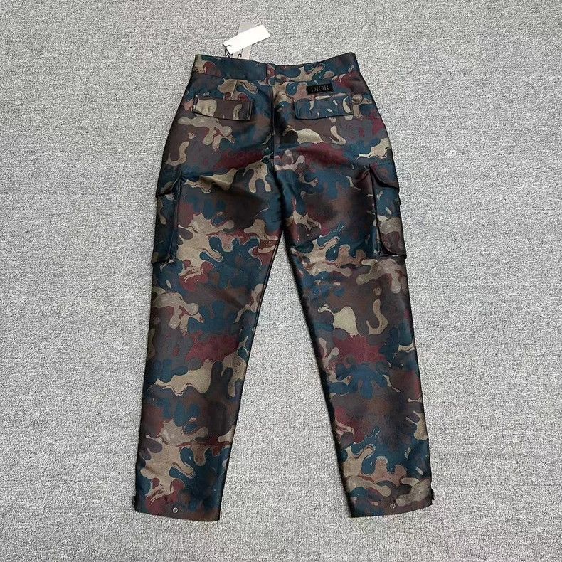 Dior Dior Camouflage workwear trousers Size US 32 / EU 48 - 2 Thumbnail