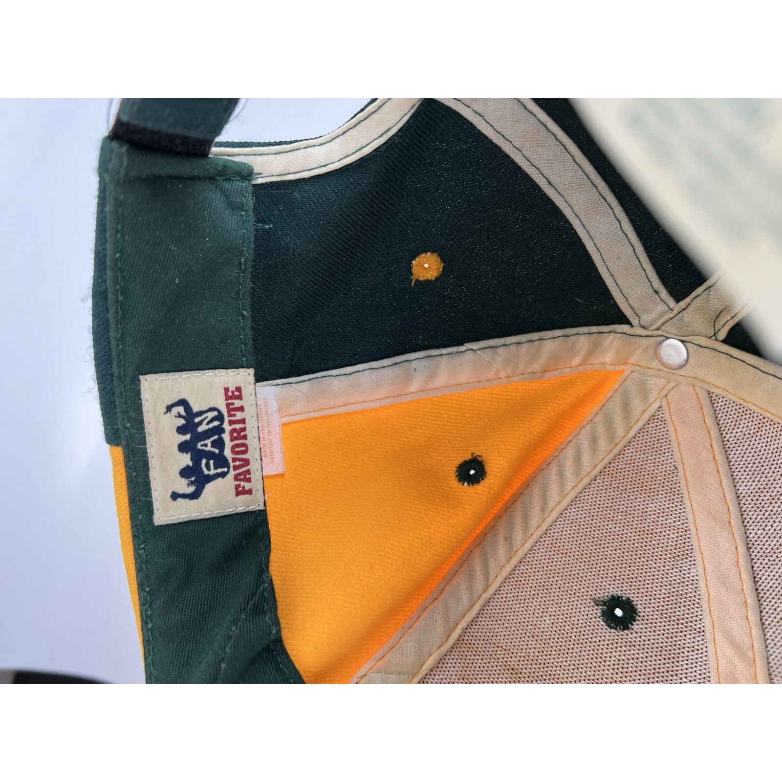 Other VTG Oakland Athletics Hat Cap Strap Back Mens Green MLB Base Size ONE SIZE - 8 Thumbnail