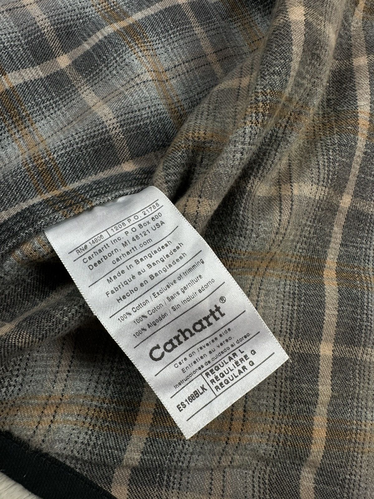 Carhartt Vintage Carhartt WIP French Work Shirt Jacket Size L Size US L / EU 52-54 / 3 - 8 Thumbnail