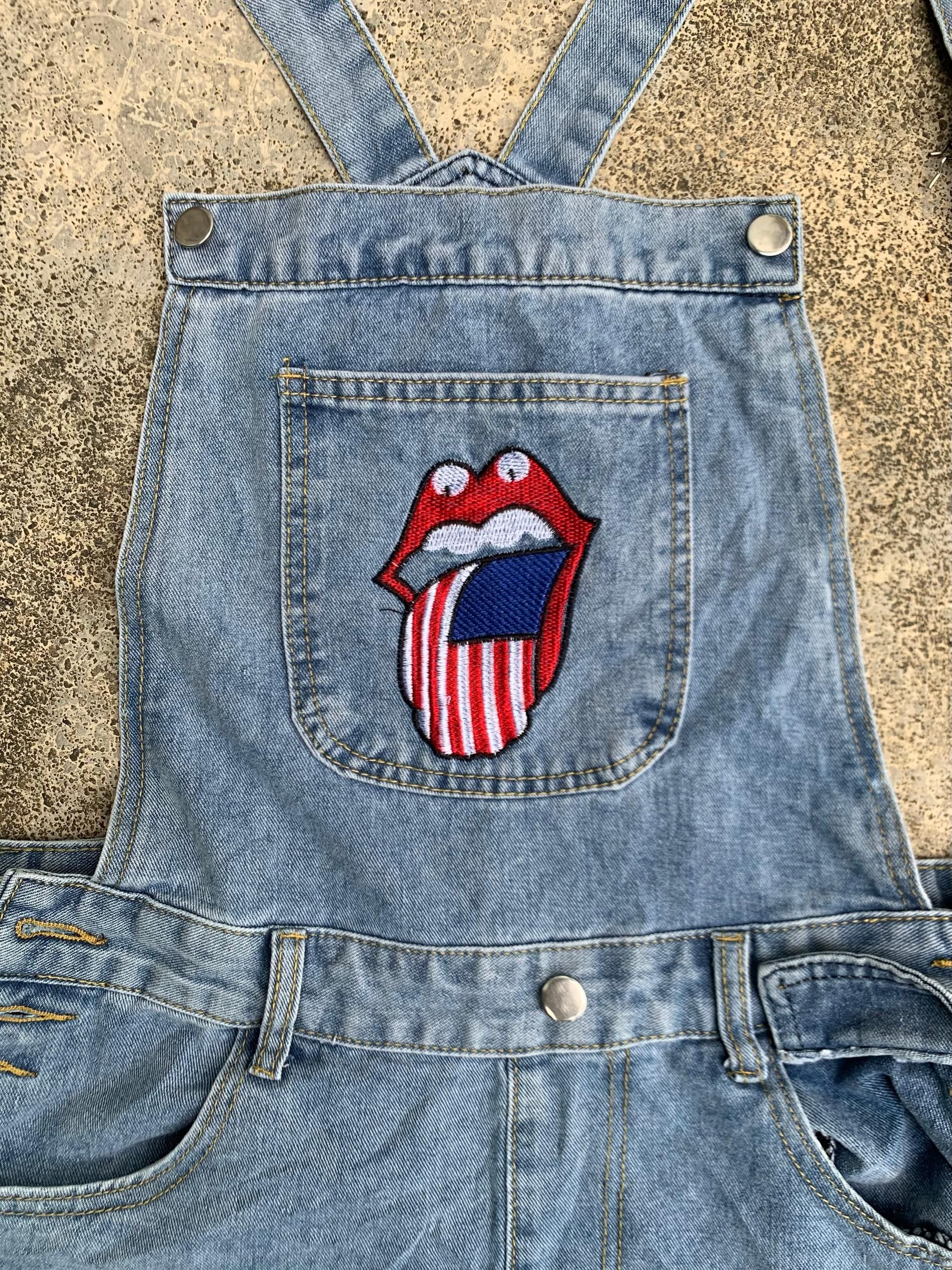 Japanese Brand The Rolling Stones Overalls Jeans Size US 32 / EU 48 - 5 Thumbnail