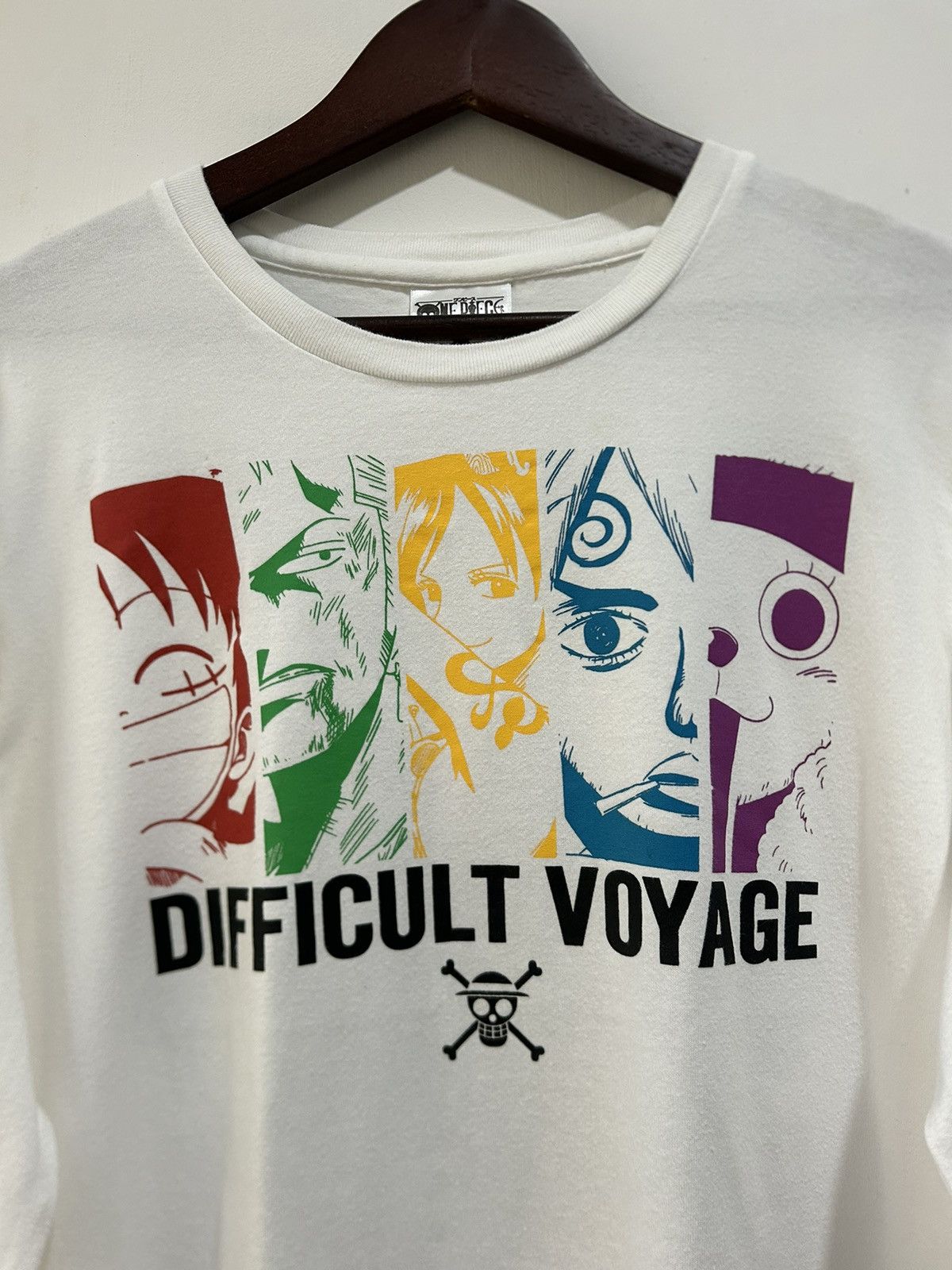 Anime One Piece Luffy Pirates Grand Pirate Age Anime Tee Size US M / EU 48-50 / 2 - 3 Thumbnail
