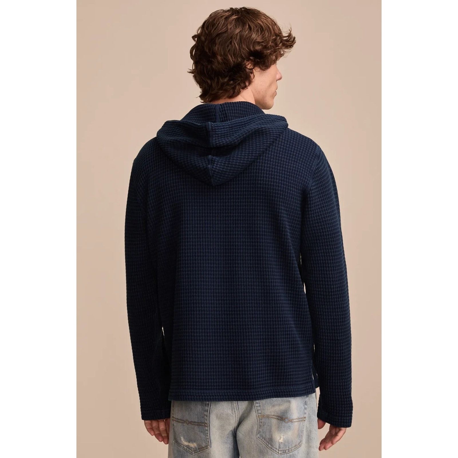 Lucky Brand NWT! LUCKY BRAND Indigo Waffle Baja Hoodie L/S Men's Size XL Size US XL / EU 56 / 4 - 5 Thumbnail