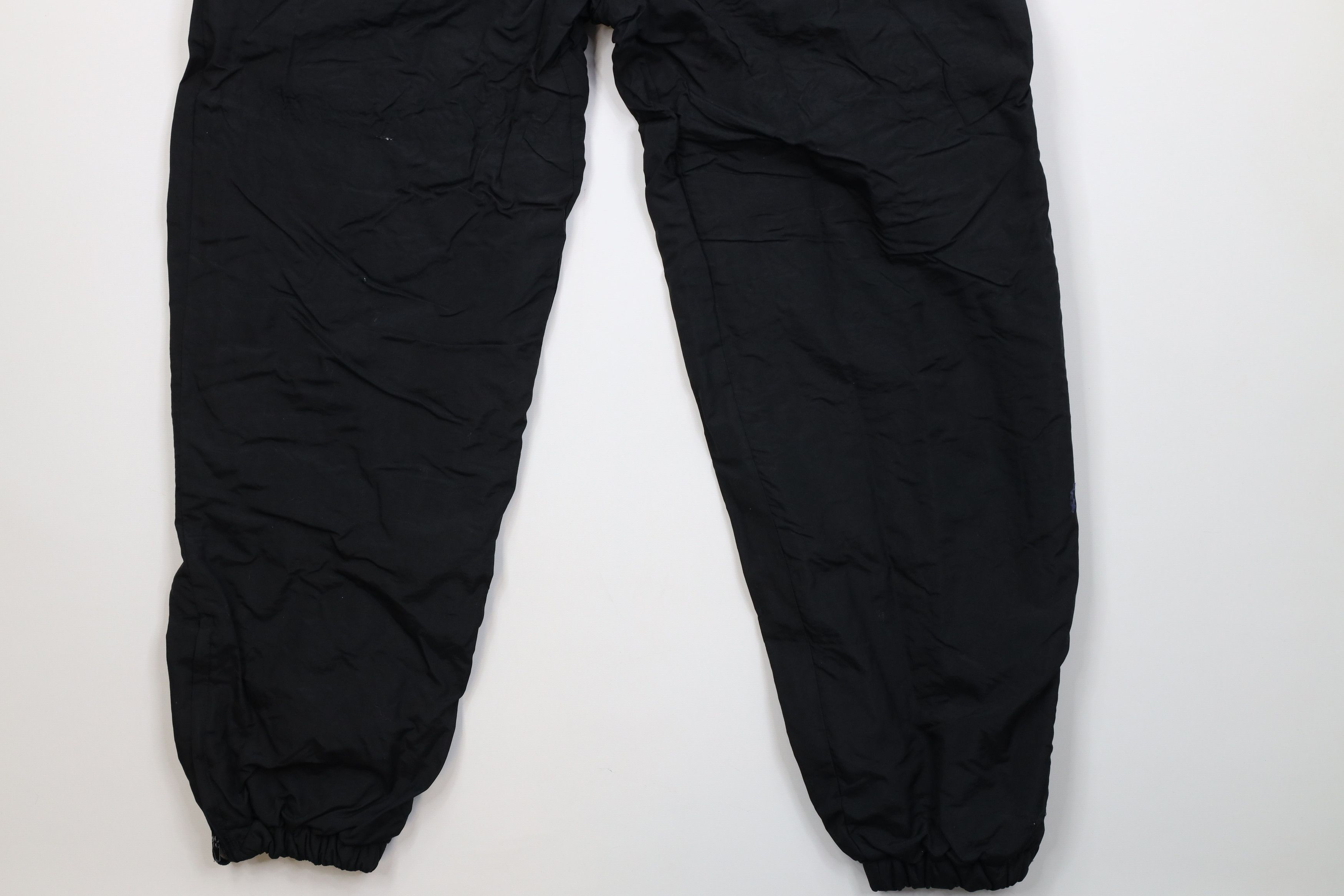 Vintage Vintage 90s Streetwear Lined Heavyweight Joggers Pants Black Size US 36 / EU 52 - 4 Thumbnail