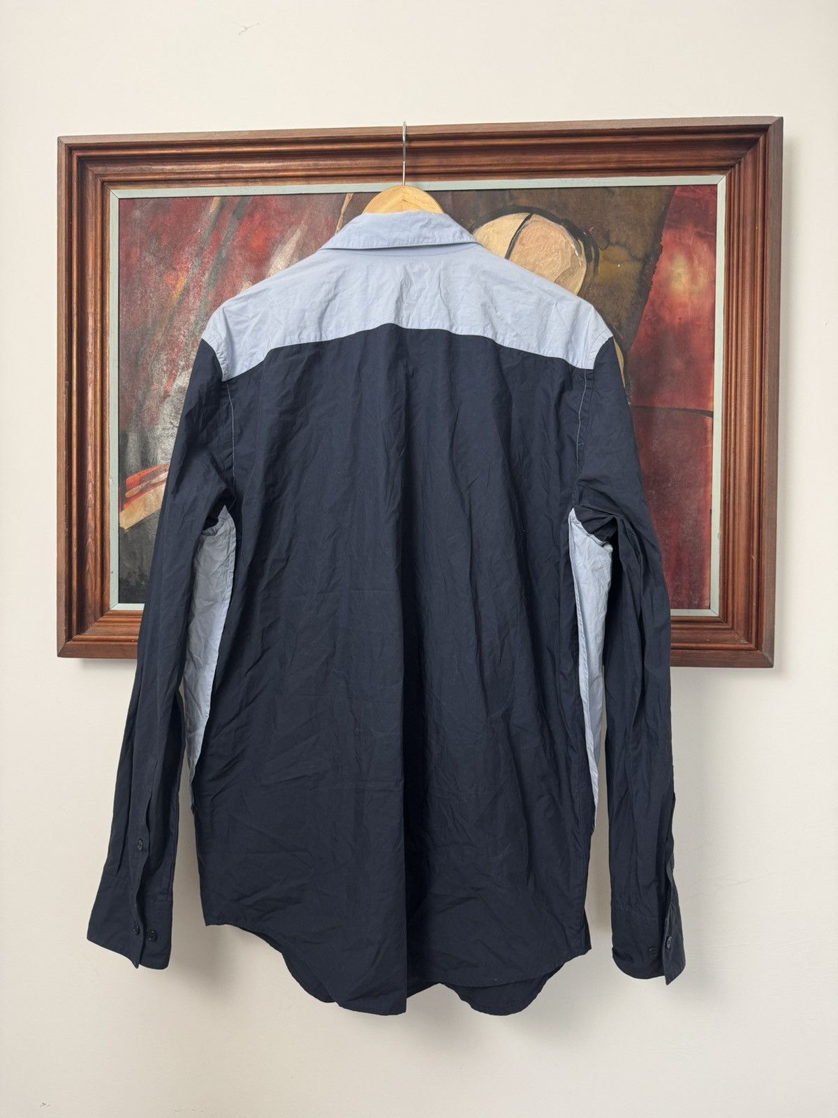 Marni Marni Button Up Shirt Size 50 Casual Navy Designer Rare Size US M / EU 48-50 / 2 - 3 Thumbnail